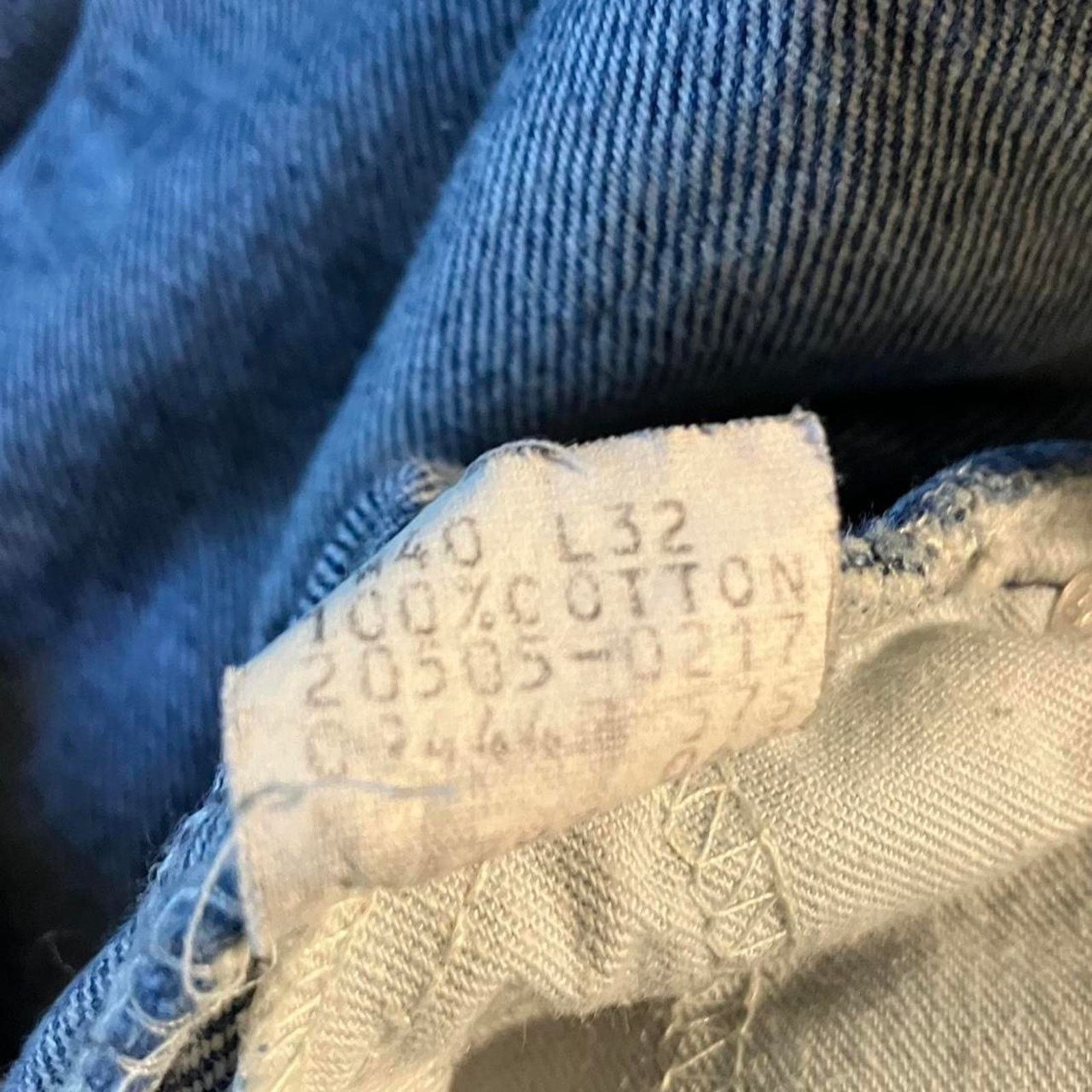 Levi's × Vintage Vintage 80s Levi’s Orange Tab 505 Dark Wash Denim Jeans Size US 40 / EU 56 - 6 Thumbnail