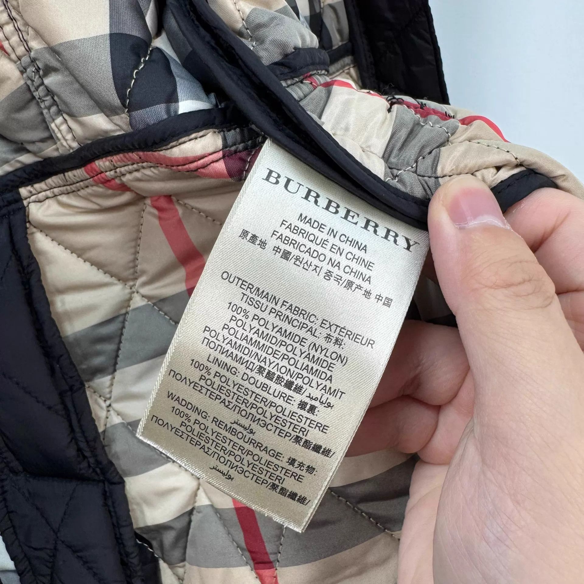 Burberry Burberry check quilted puffer jacket XS 99 New Size XS / US 0-2 / IT 36-38 - 7 Thumbnail