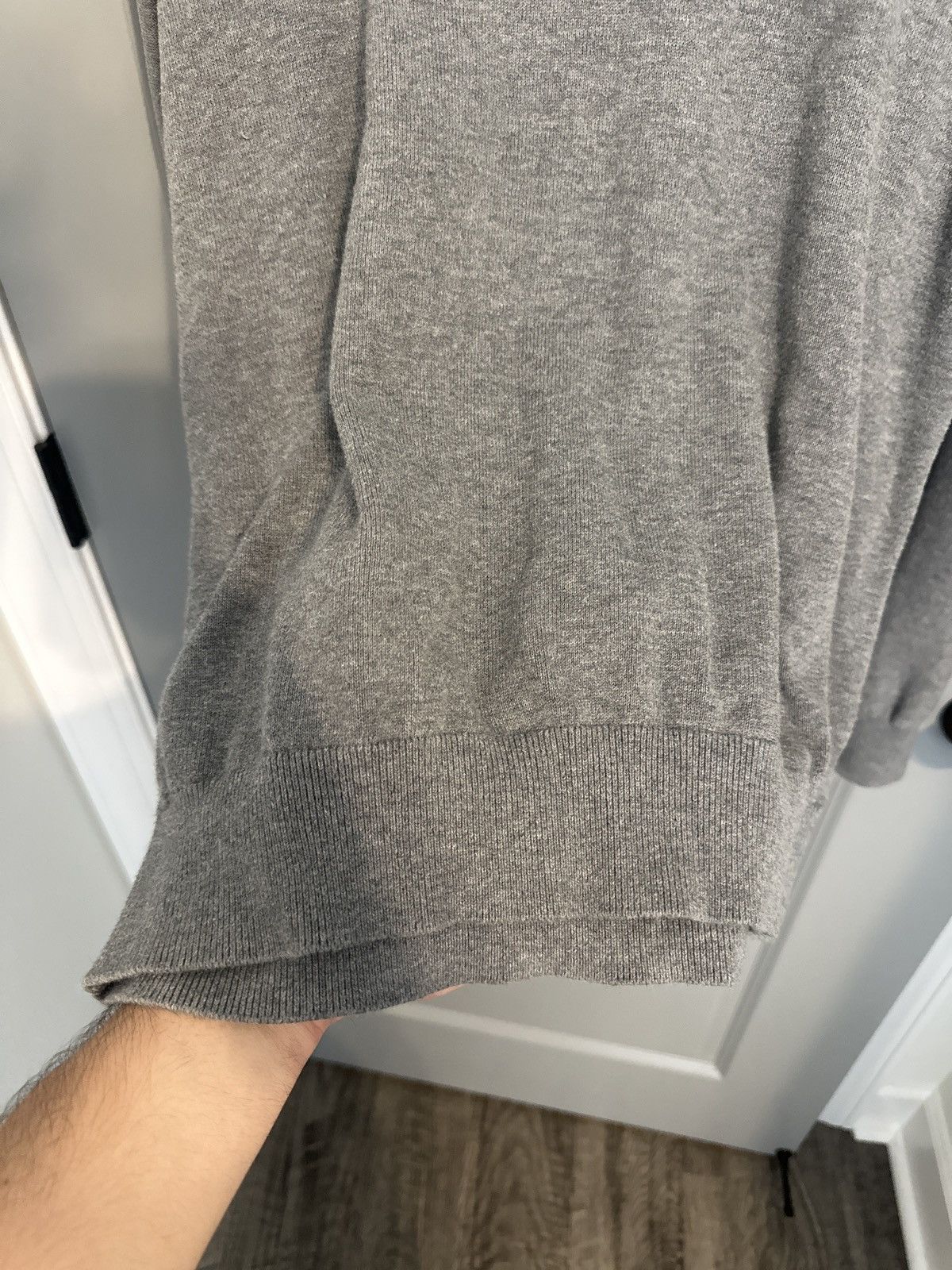 Armani Exchange Armani Exchange Quarter Zip Grey Pullover Sweater Size M Size US M / EU 48-50 / 2 - 15 Thumbnail