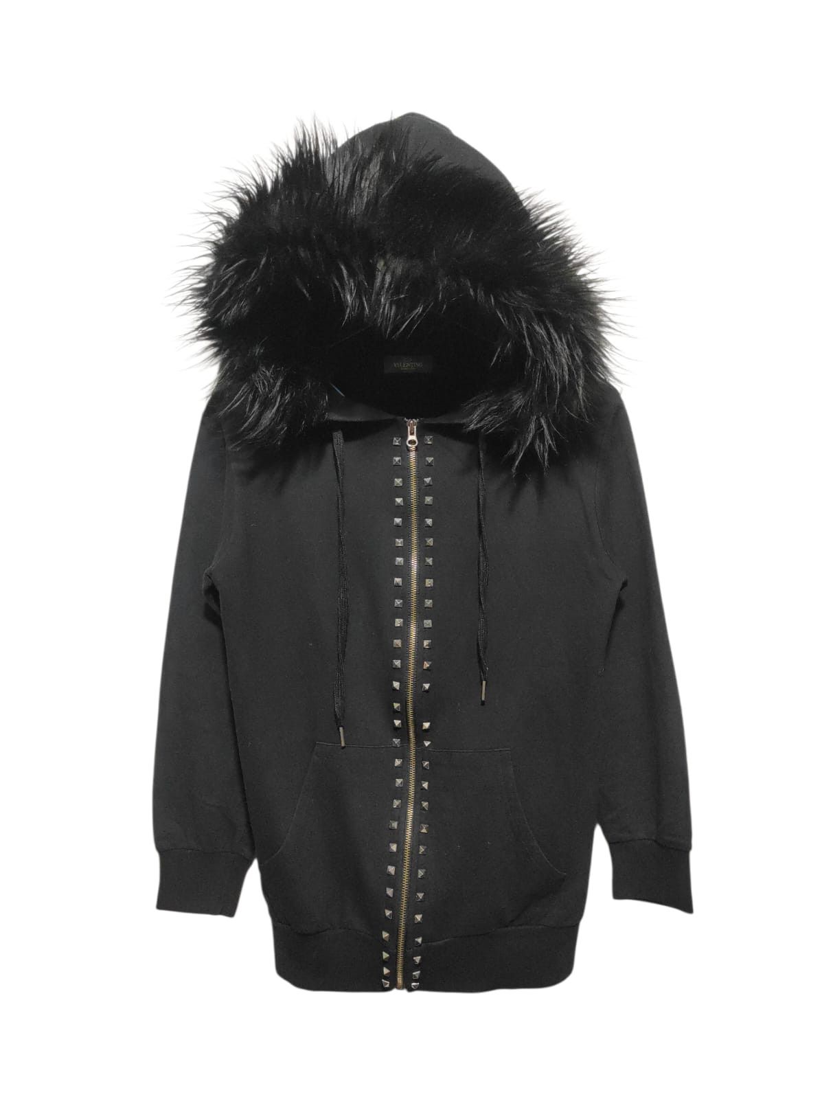 If Six Was Nine Valentino Studded Fur Hoodie Lgb IfSixWasNine Style Size US M / EU 48-50 / 2 - 1 Thumbnail