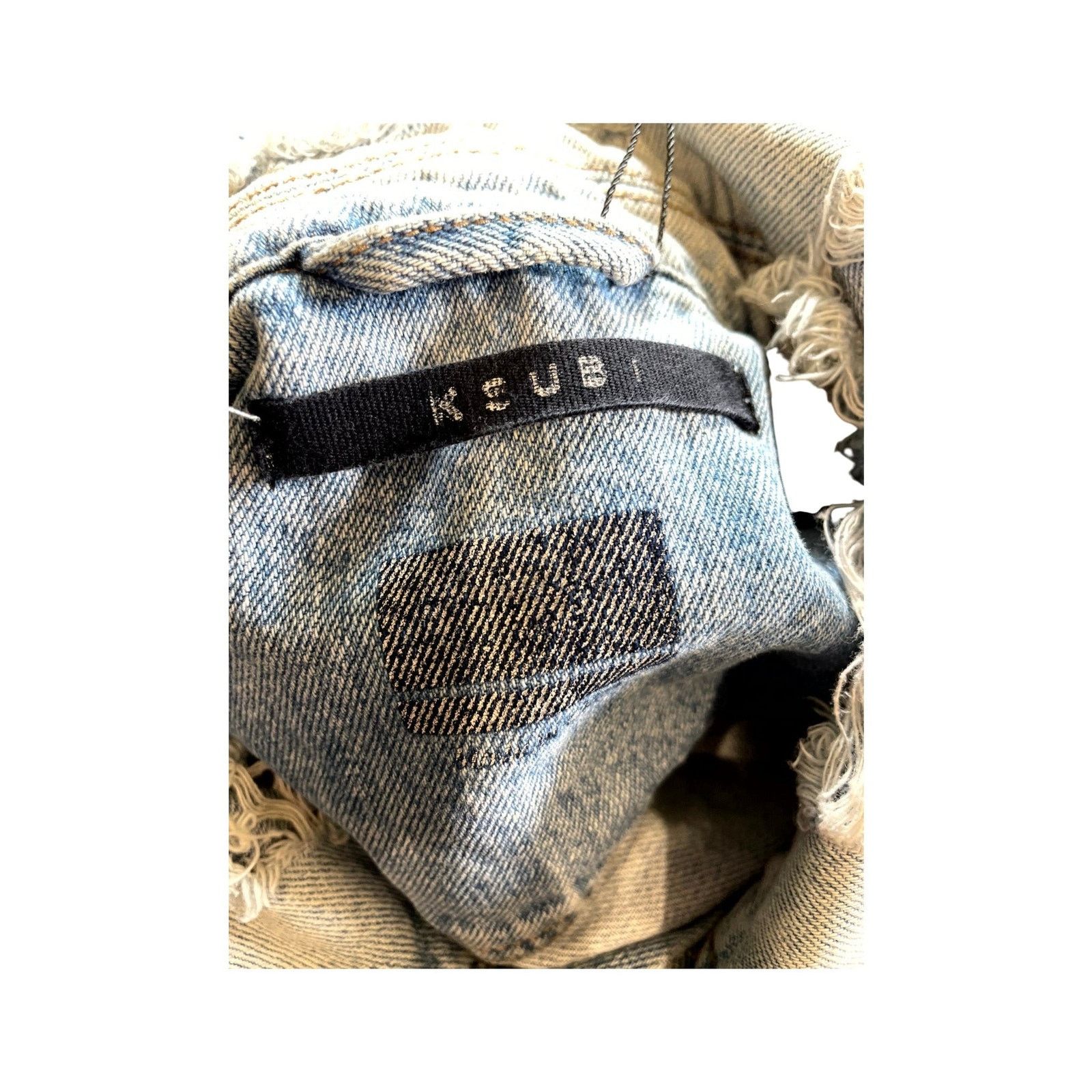 Ksubi Ksubi Bleach Wash Distressed Denim Jacket Size US XL / EU 56 / 4 - 3 Thumbnail