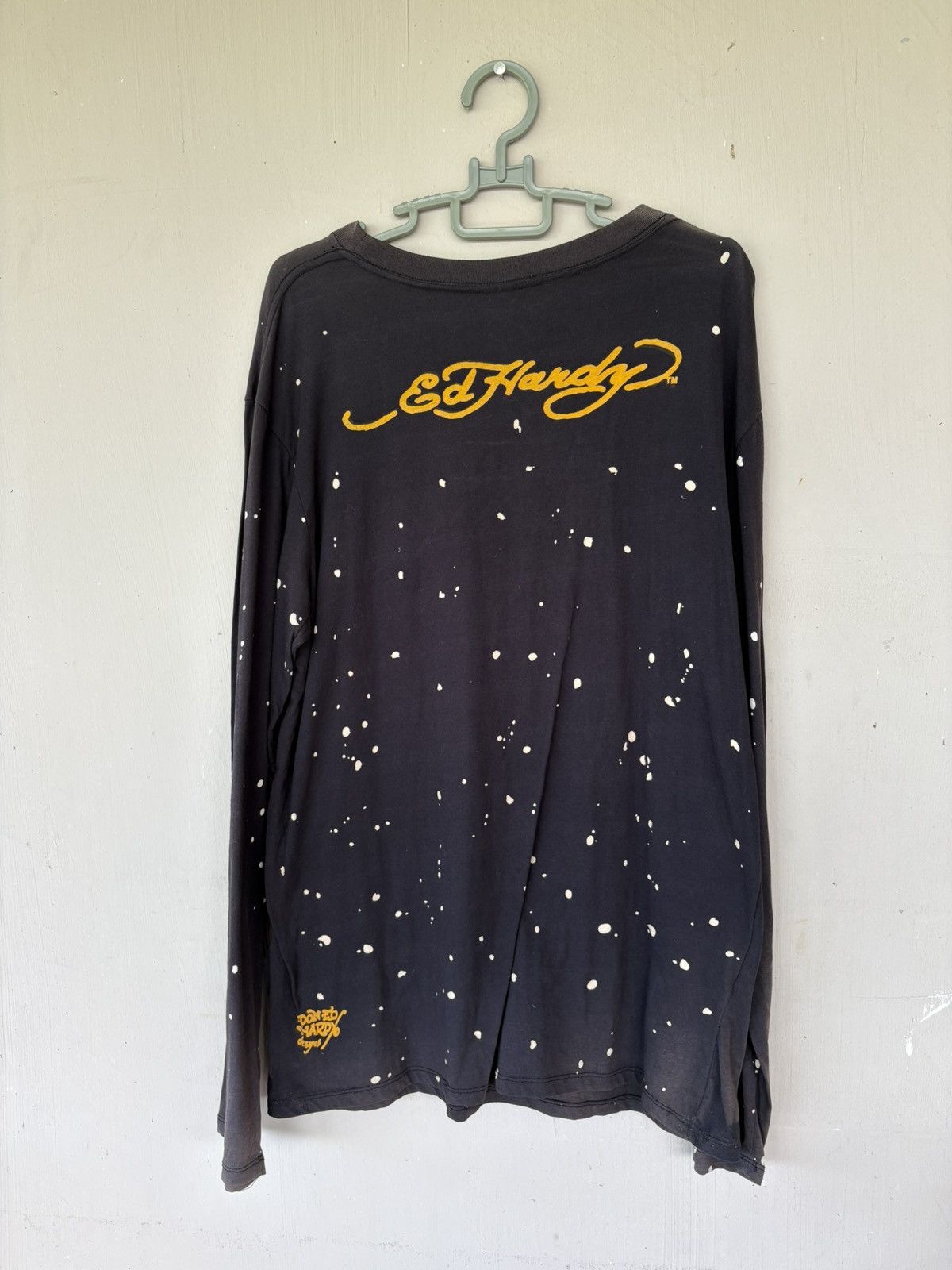 Ed Hardy Ed Hardy Long Sleeve Shirt Love Dog Big Logo Size US XXL / EU 58 / 5 - 5 Thumbnail