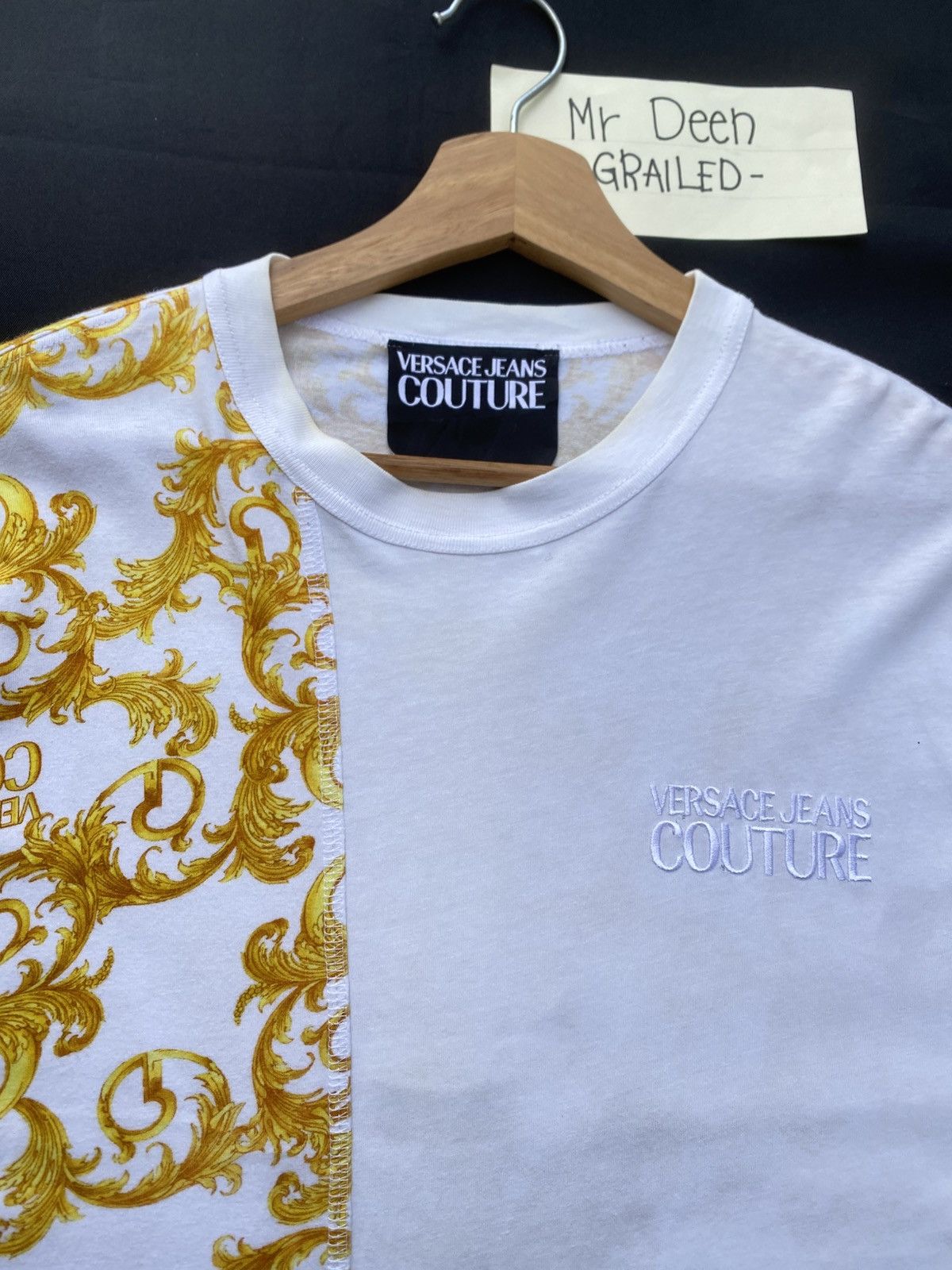 Versace Rare VERSACE Jeans Couture White Tshirt Size US M / EU 48-50 / 2 - 10 Thumbnail