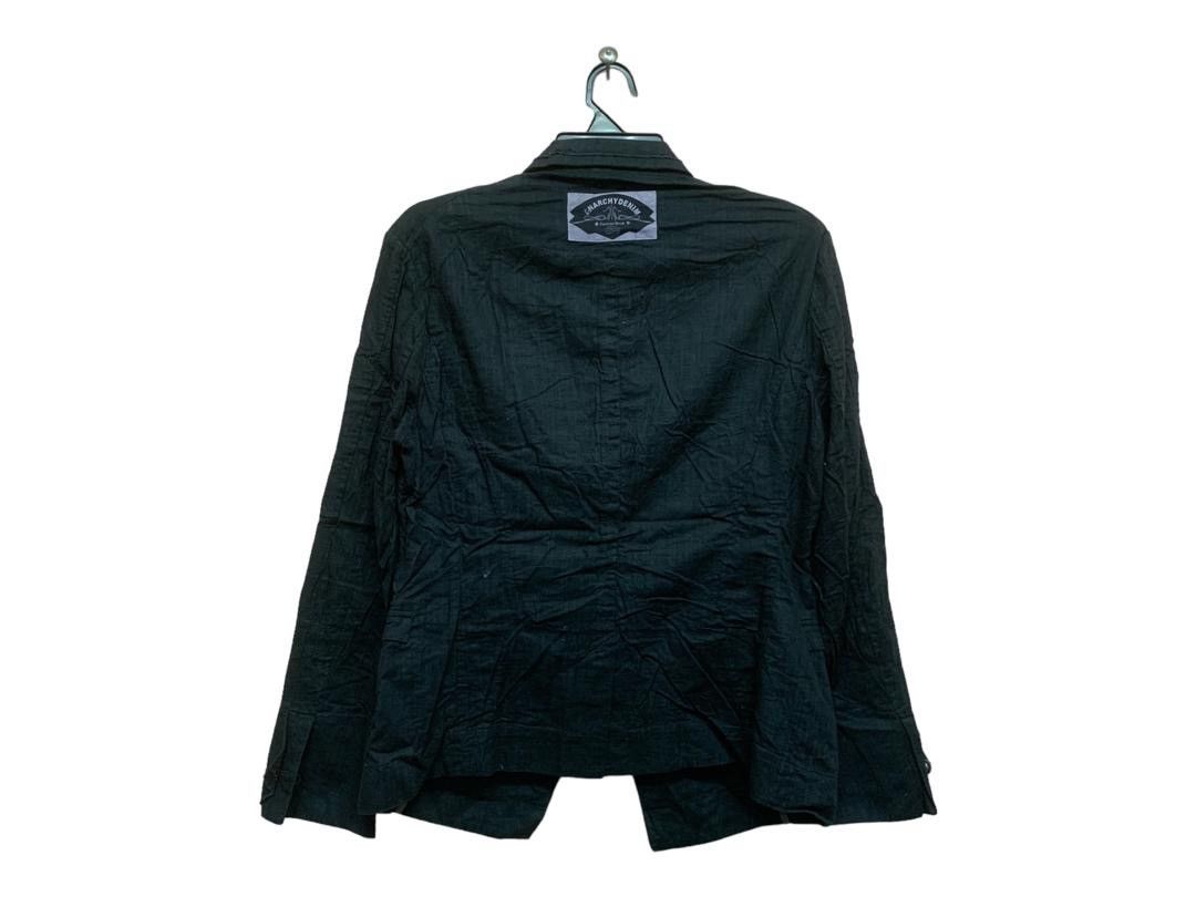 Designer × Japanese Brand PPFM Anarchy Denim Eastern Rock Blazer Size L / US 10 / IT 46 - 2 Thumbnail