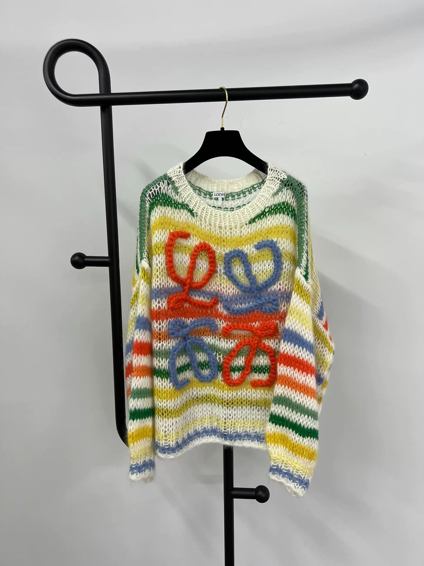 Loewe Loewe Colorful Striped Mohair Sweater Size M / US 6-8 / IT 42-44 - 1 Thumbnail
