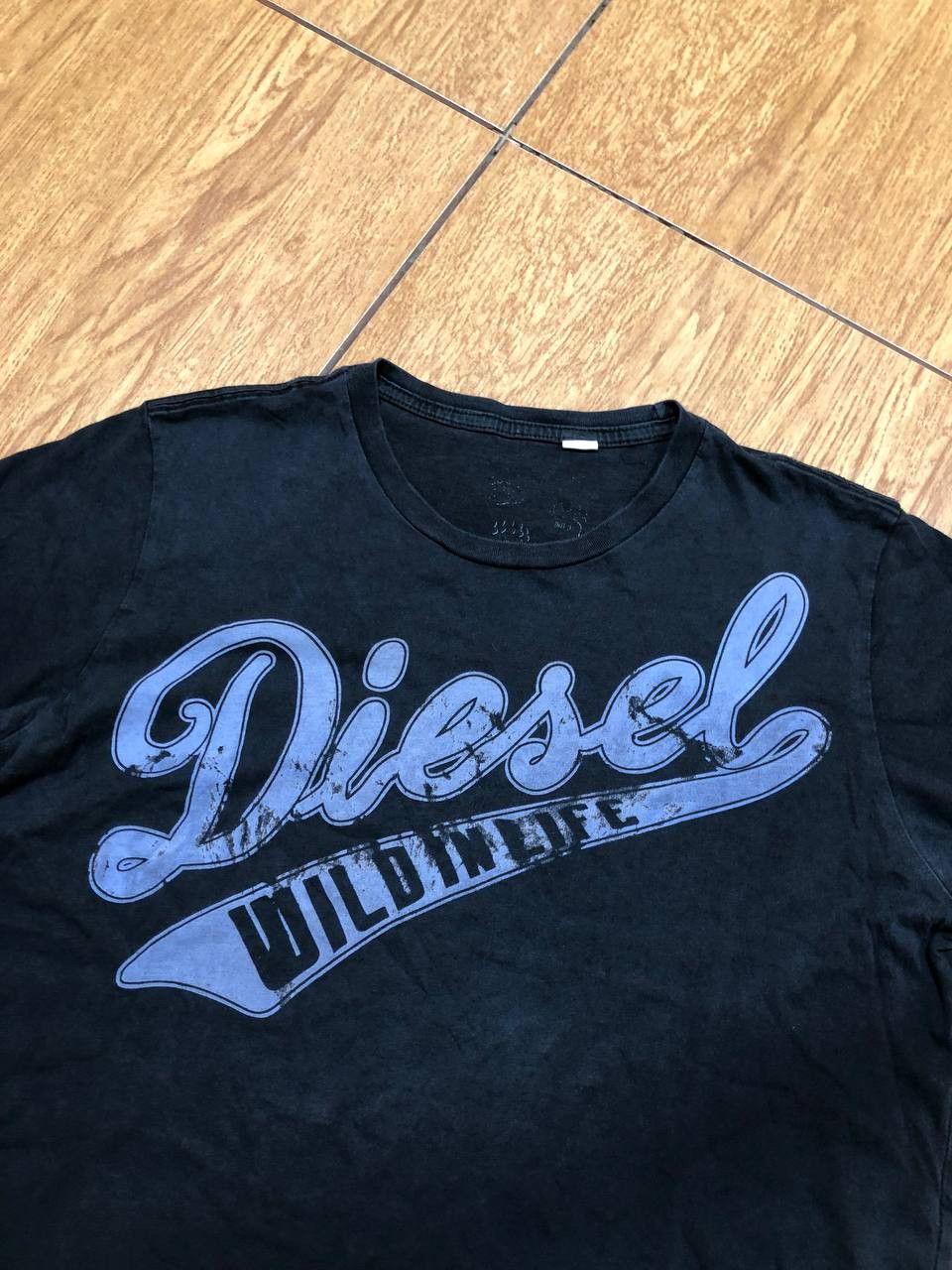 Diesel Diesel Big Y2K Logo 100% Cotton Short Sleeve T-Shirt Size L Size US L / EU 52-54 / 3 - 6 Thumbnail
