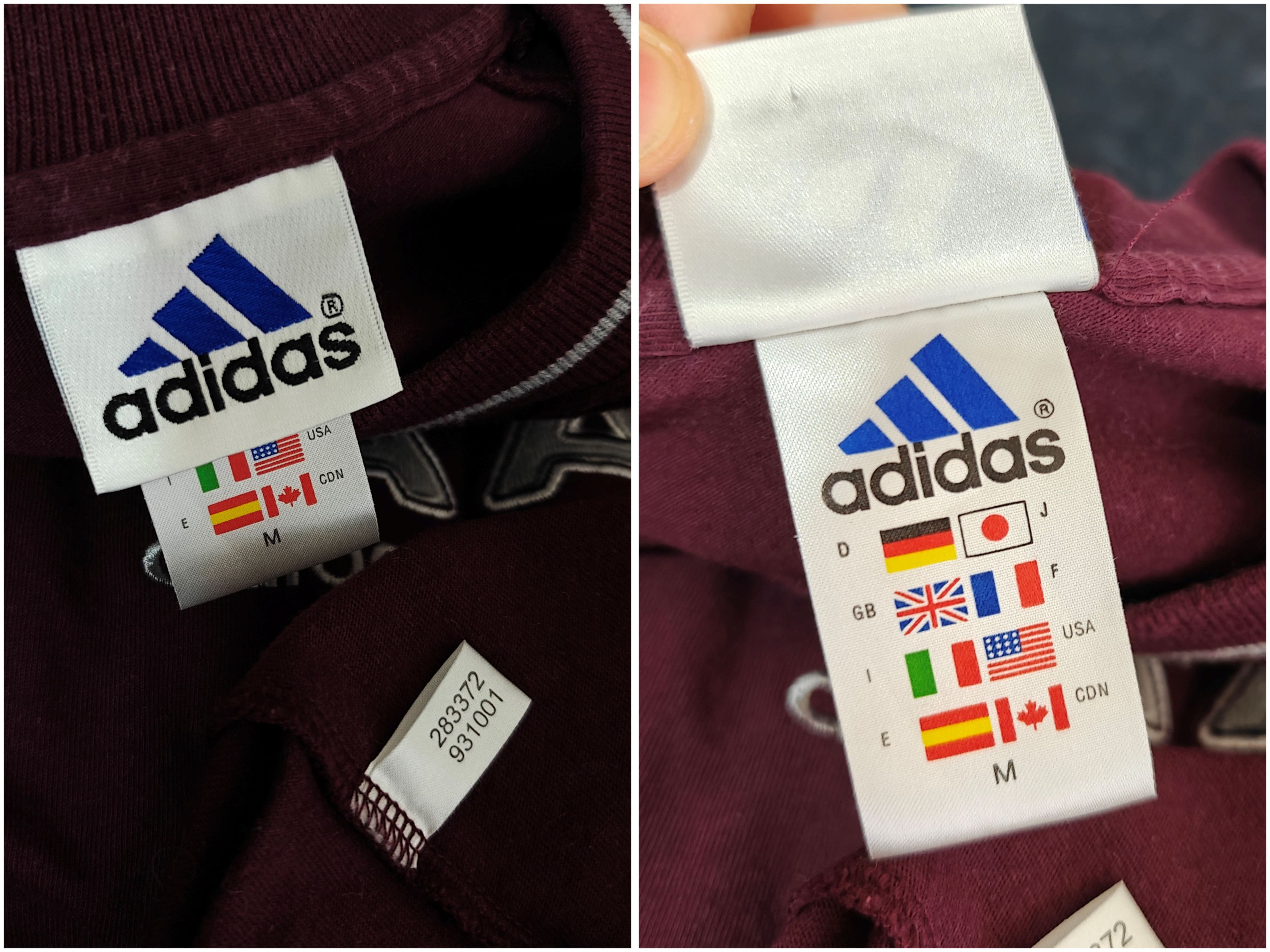 Adidas Adidas VTG T-Shirt Center Logo AAC Burgundy Tee M Size US M / EU 48-50 / 2 - 10 Thumbnail