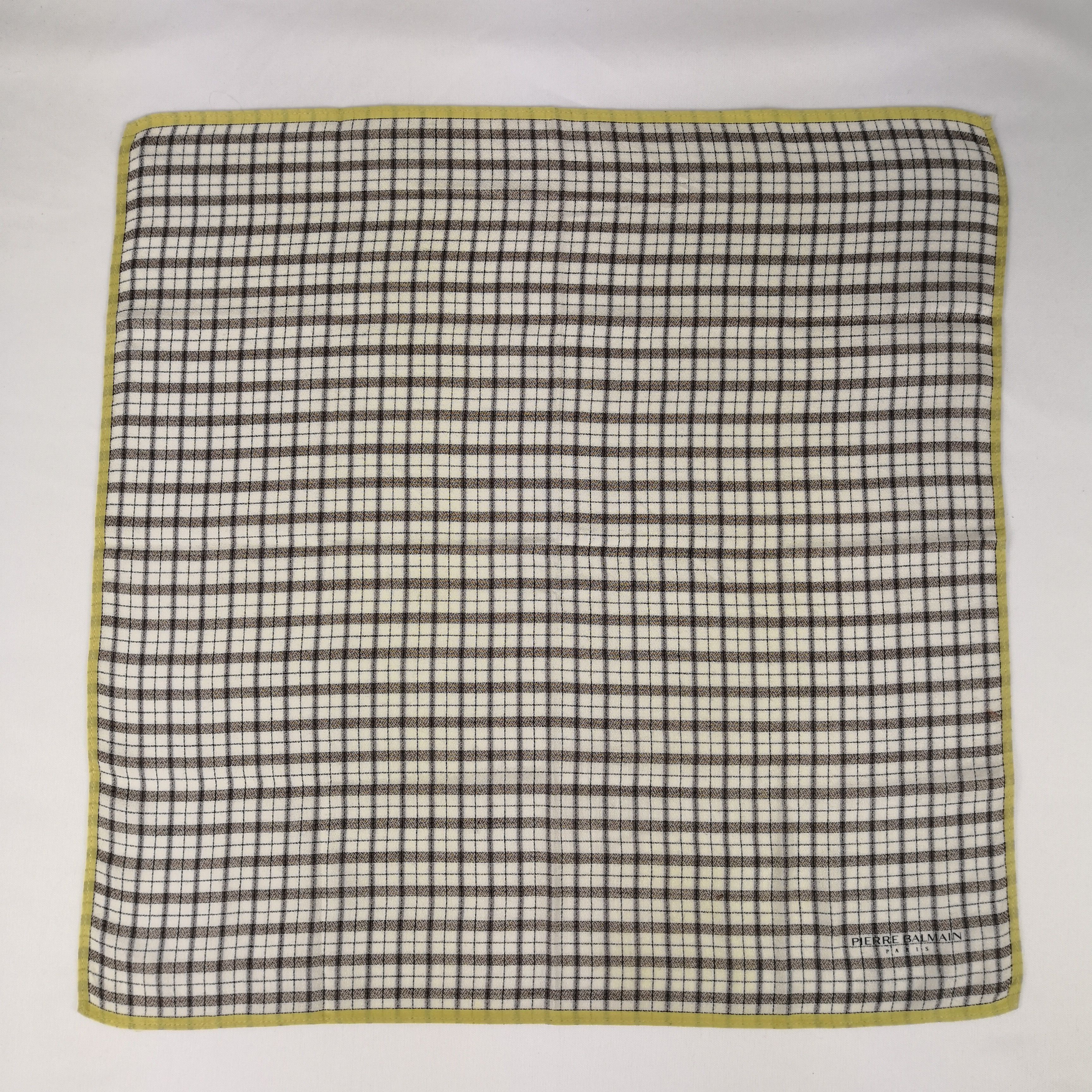 Pierre Balmain × Vintage Vintage Pierre Balmain Handkerchief Neckerchief Bandana Size ONE SIZE - 2 Thumbnail
