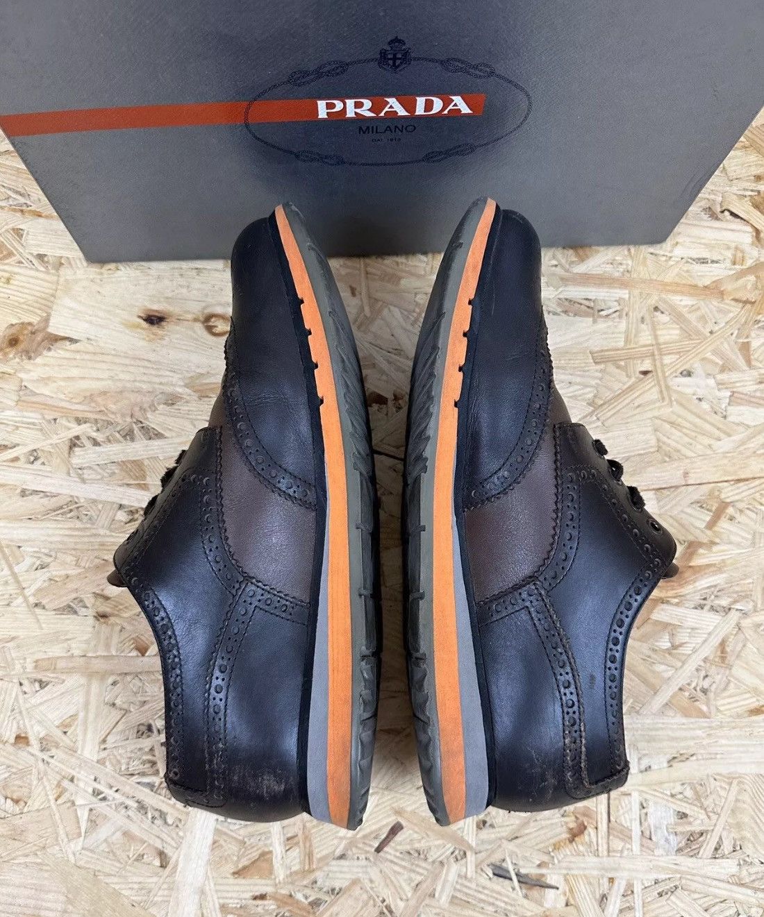 Prada Prada brogues size 10,5-11 US Size US 11 / EU 44 - 8 Thumbnail