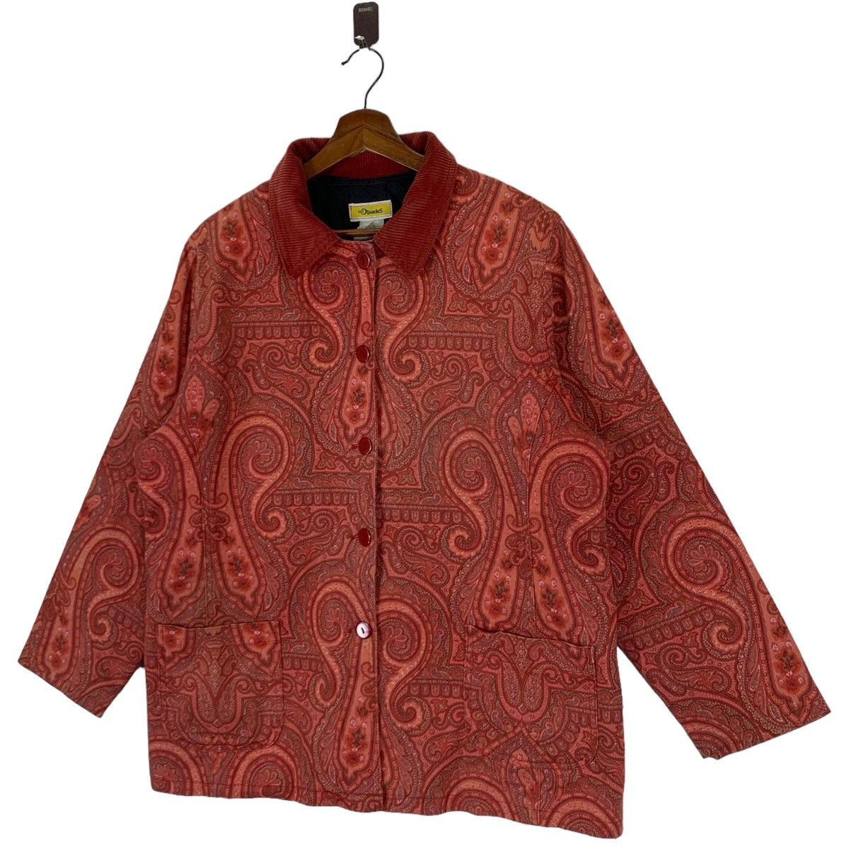 Designer VINTAGE LES OLIVADES MADRID ART BUTTON JACKET Size US M / EU 48-50 / 2 - 2 Thumbnail