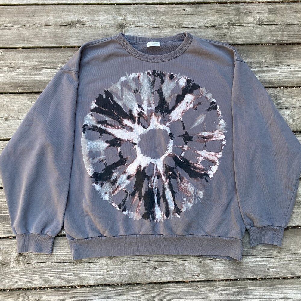 Dries Van Noten Hearts Haxton Sweatshirt Oversized Fit Tie-