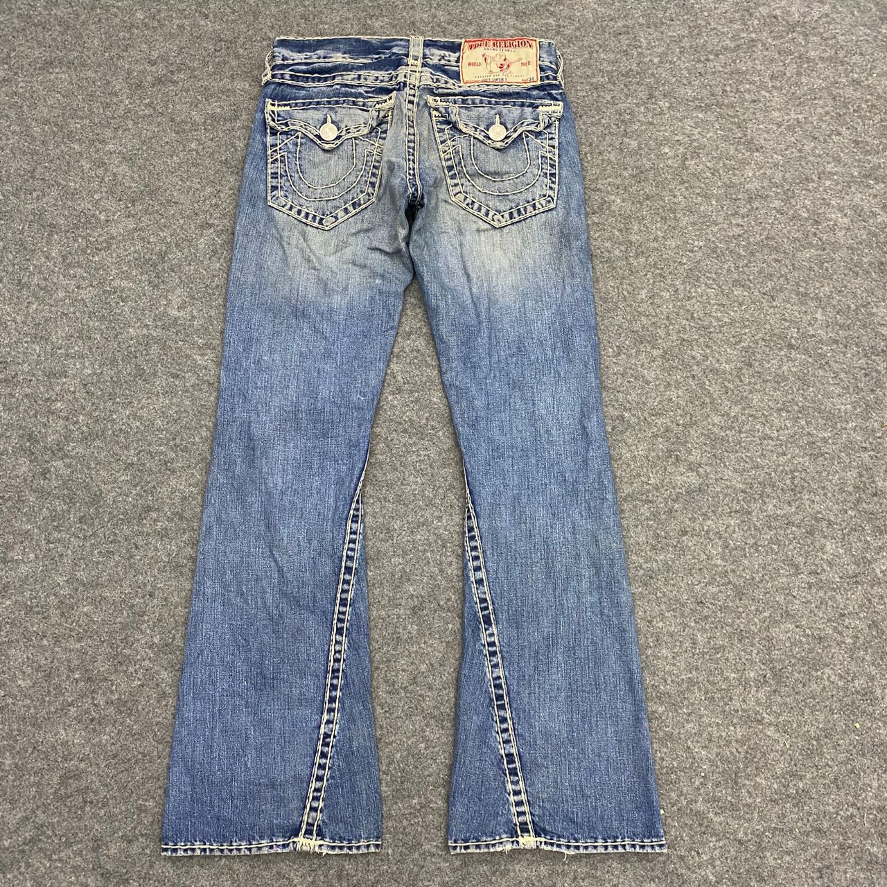 If Six Was Nine 💥Best Offer💥Vintage True Religion Flare Denim Size US 34 / EU 50 - 2 Thumbnail