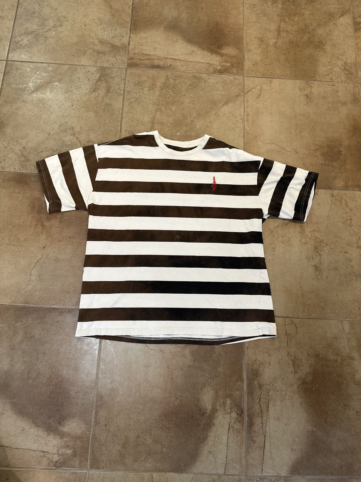 Pacsun Pacsun white black striped “knife” knitted Size US XL / EU 56 / 4 - 4 Thumbnail