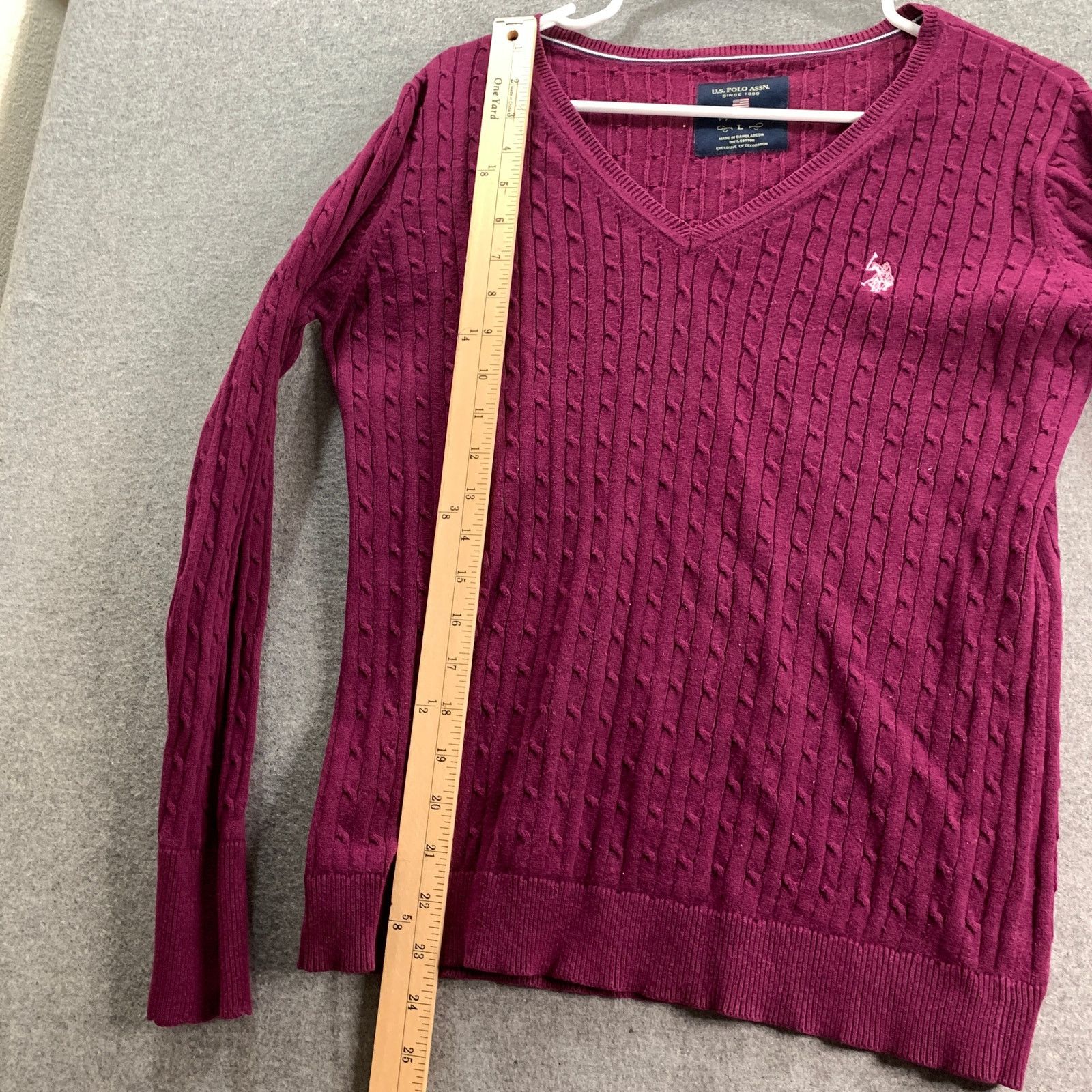 U.S. Polo Assn. U.S. Polo Assn. Sweater Womens Large Long Sleeve Size L / US 10 / IT 46 - 6 Thumbnail