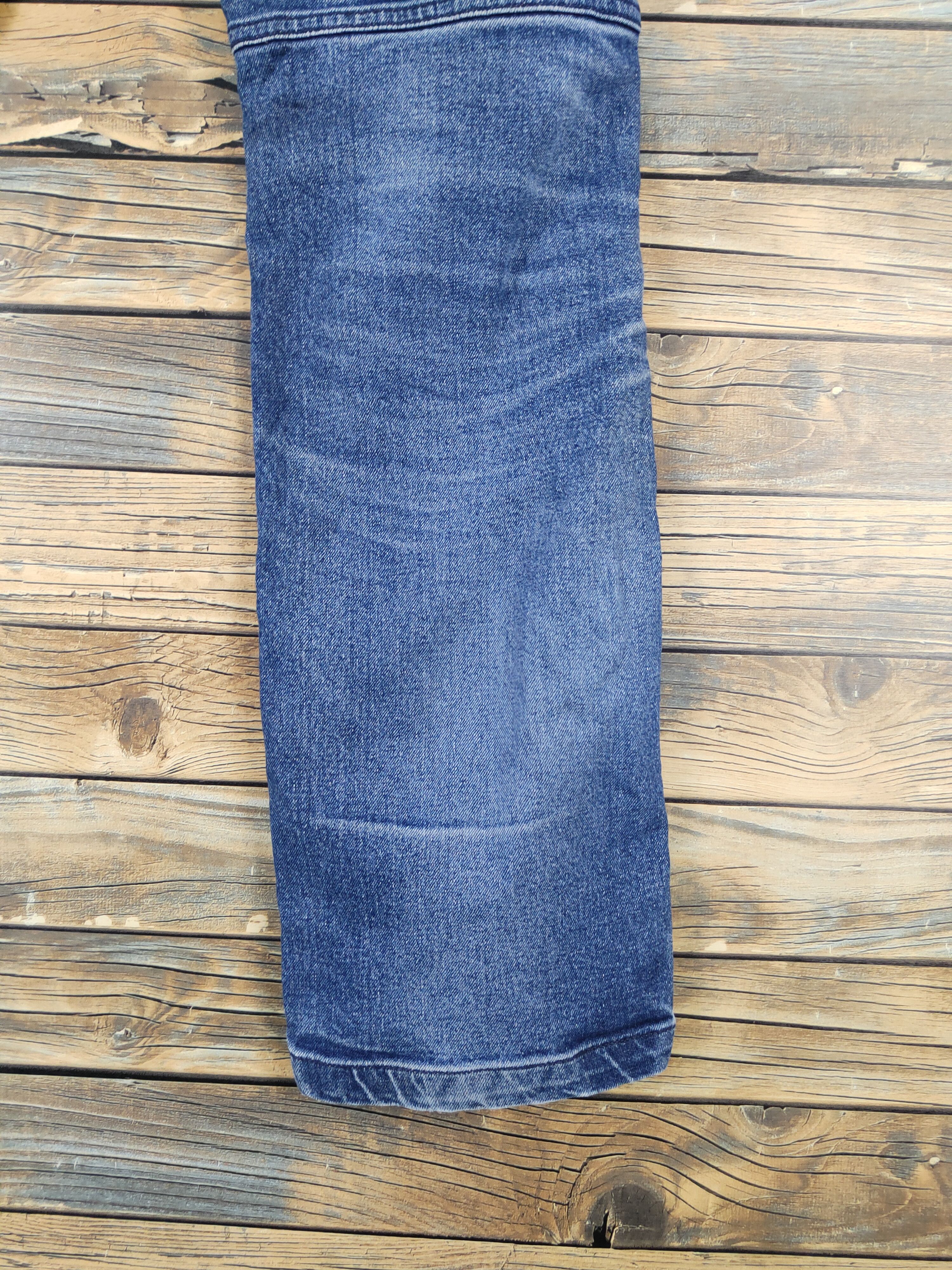 Japanese Brand FieldCore Dark Blue Distressed Ripped denim Jeans #W1960 Size US 32 / EU 48 - 11 Thumbnail