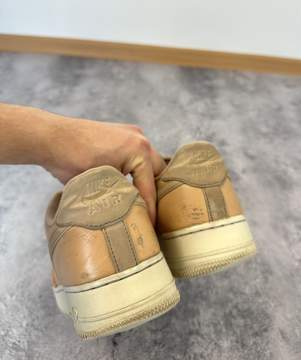 Nike Vintage Nike Air Force 1 Low Vachetta Tan Y2K Sneakers Shoes Size US 9.5 / EU 42-43 - 8 Thumbnail