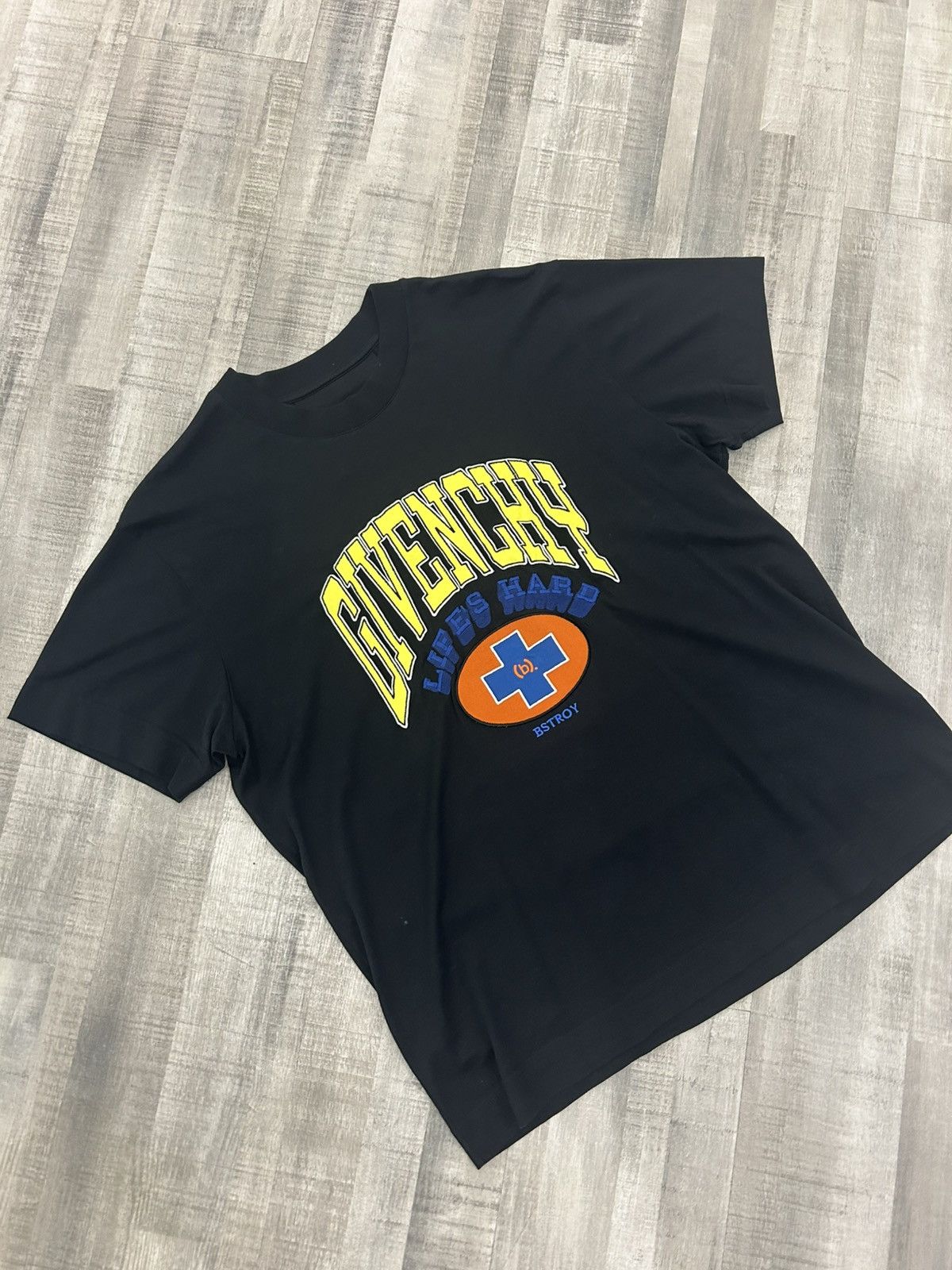 Givenchy Givenchy x Bstroy "Life's Hard" Tee Size US L / EU 52-54 / 3 - 2 Thumbnail
