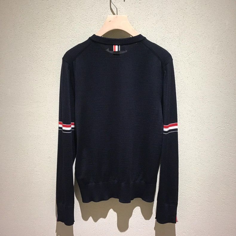 Thom Browne Thom Browne Wool round neck knit Size US M / EU 48-50 / 2 - 2 Thumbnail