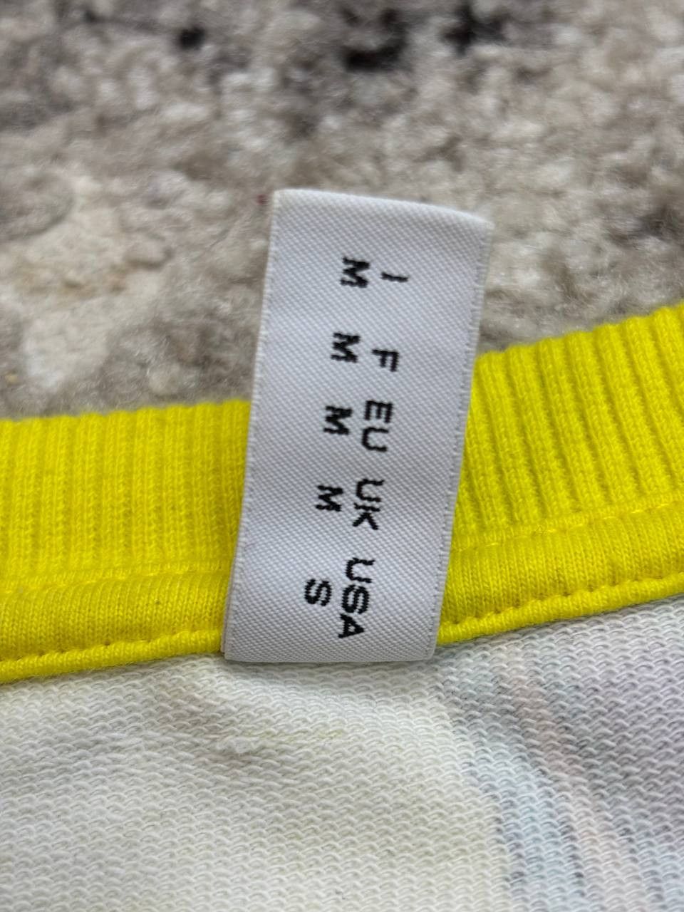 Moschino Moschino Swim Allover Graphic Logo Sweatshirt - Yellow/Multi Size US M / EU 48-50 / 2 - 9 Thumbnail