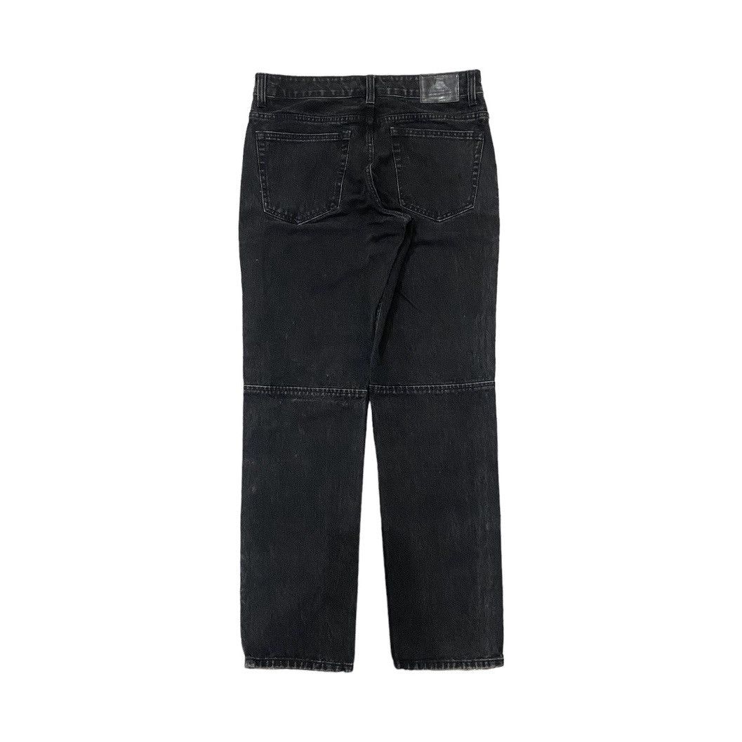 Jean Pieceworker Ankle Zipper Straight Black Denim Jeans Size US 32 / EU 48 - 2 Thumbnail