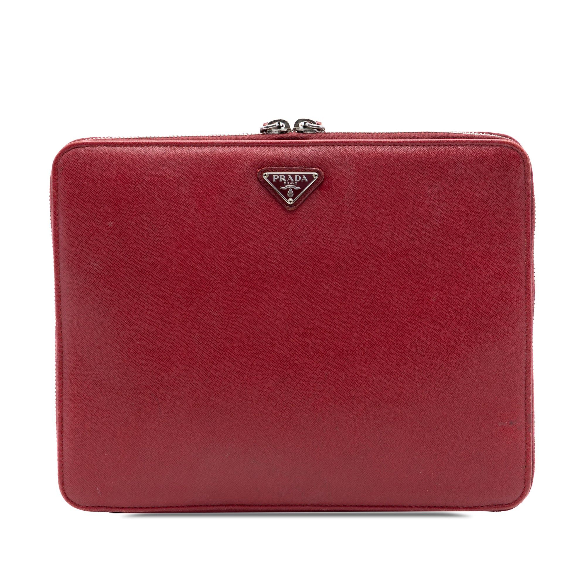 Prada Saffiano Zip Around iPad Case Size ONE SIZE - 1 Thumbnail