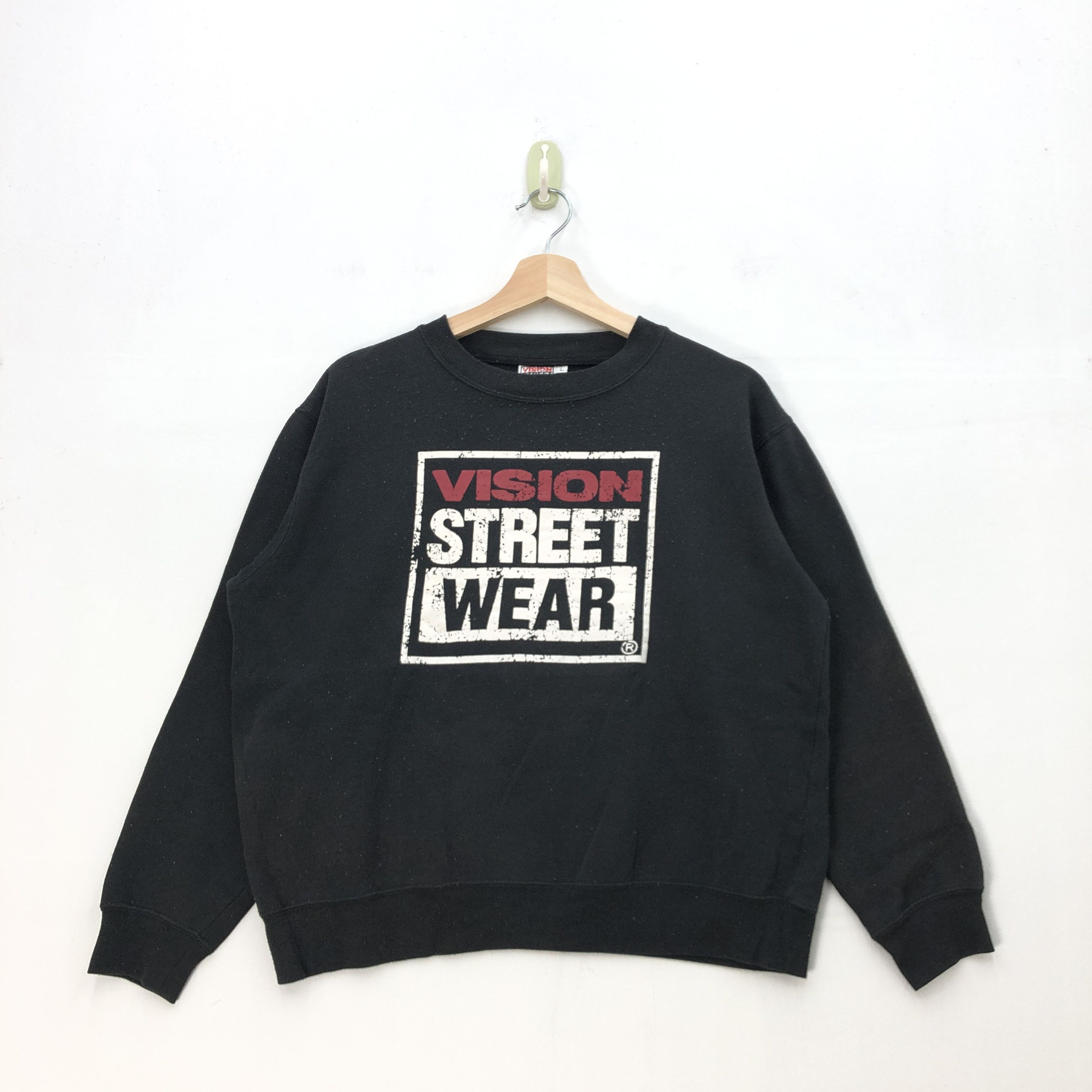 Japanese Brand × Vintage × Vision Streetwear Vision Streetwear Sweater Vision Streetwear Sweatshirt Size US L / EU 52-54 / 3 - 1 Thumbnail