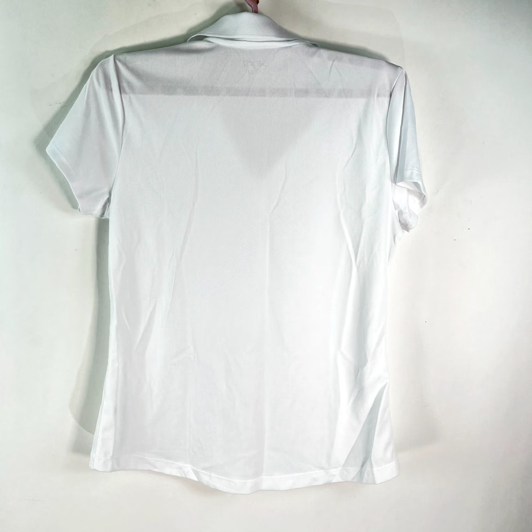 Vintage BCG Tru Wick Womens Short Sleeves Activewear Pullover White Polo L Size L / US 10 / IT 46 - 4 Thumbnail