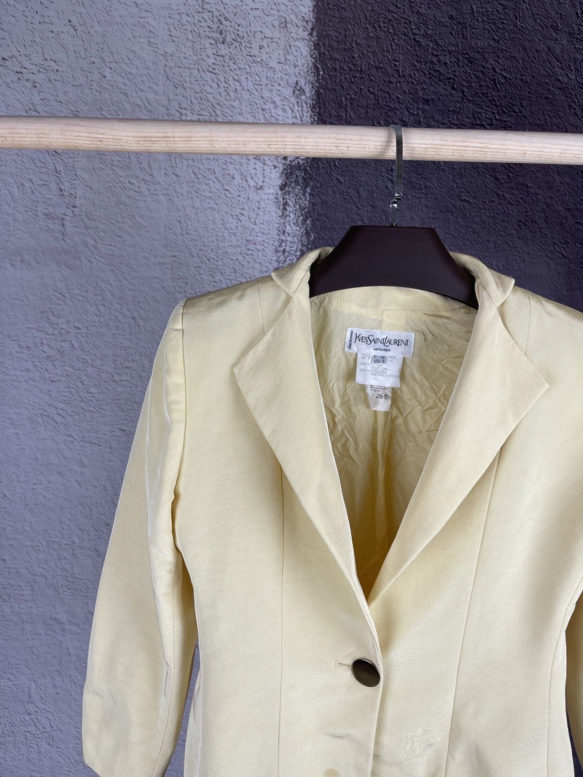 Other Yves Saint Laurent variation vintage made in France blazer Size L / US 10 / IT 46 - 3 Thumbnail