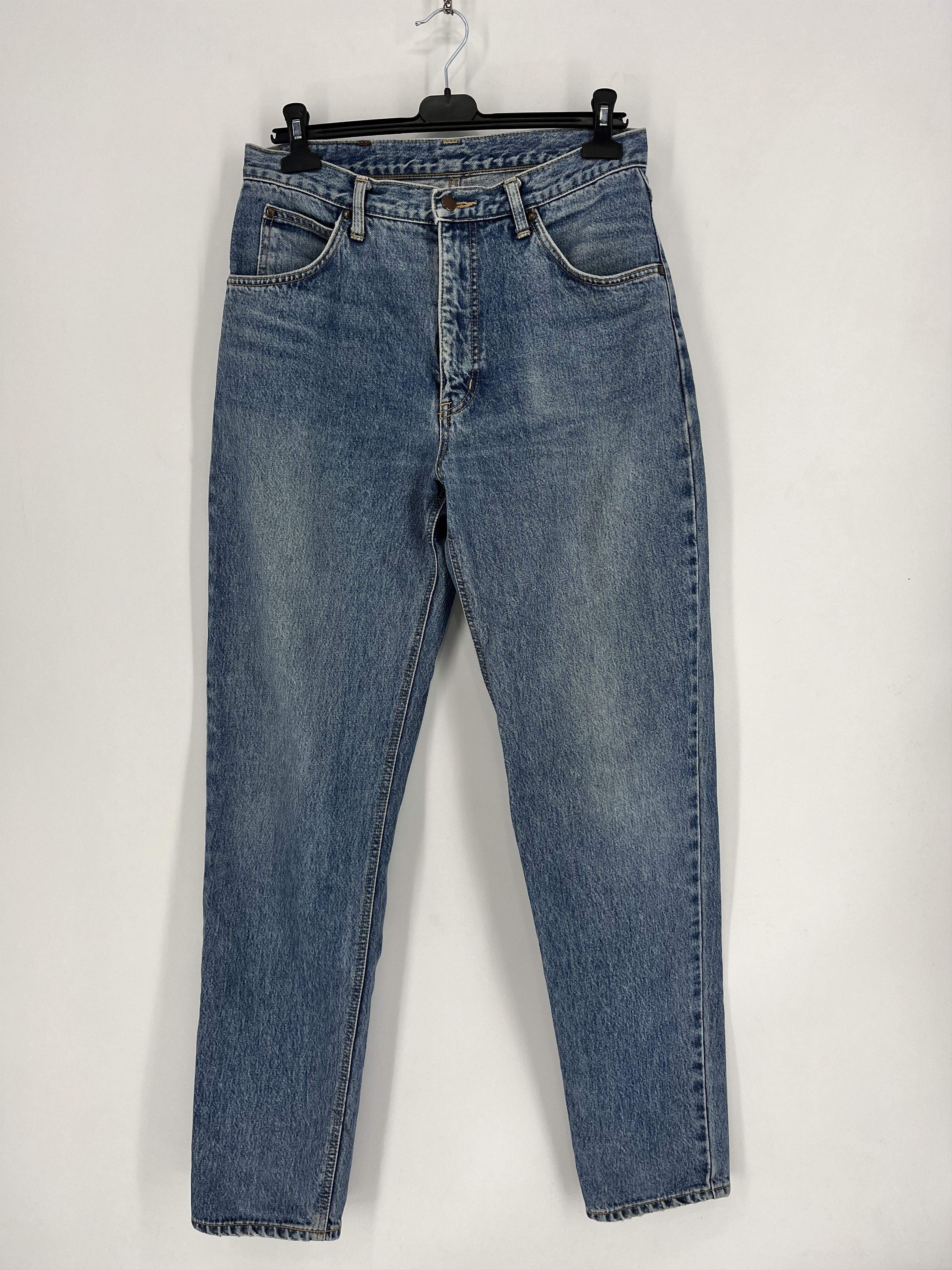 Edwin × Japanese Brand × Vintage Vintage 90s Edwin Made in Japan Tapered Navy Men’s Jeans Size US 33 - 2 Thumbnail