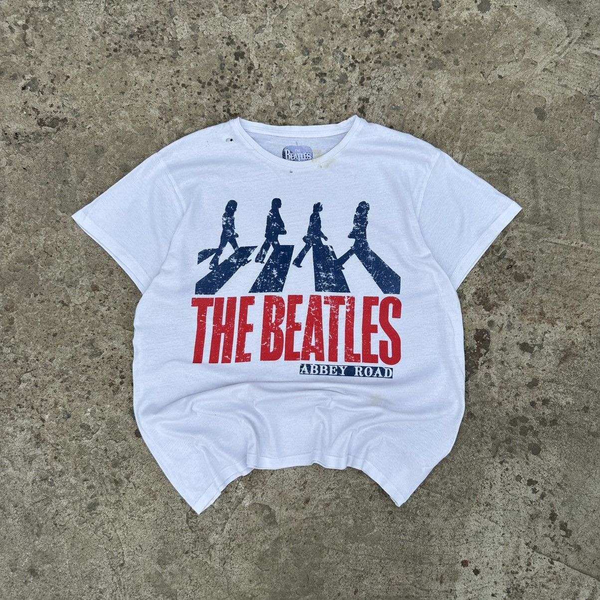 Number (N)ine Vintage Japanese Style The Beatles T-shirt Big Logo Used Size US XL / EU 56 / 4 - 1 Thumbnail
