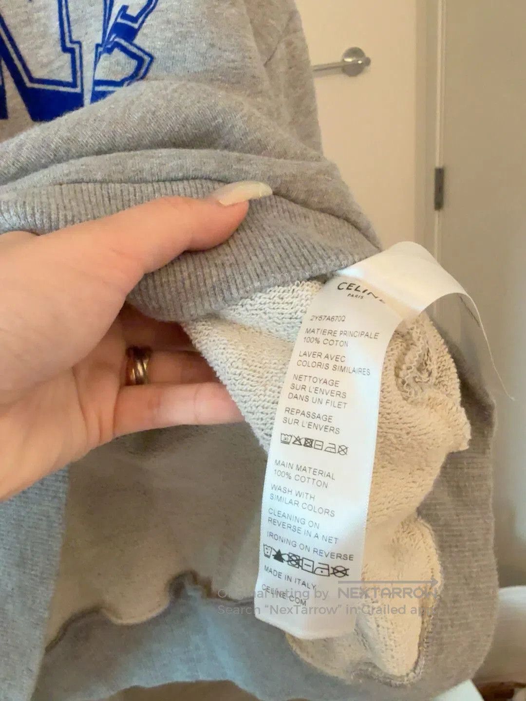 Celine Celine Women's Gray Pullover Sweatshirt. Size XS / US 0-2 / IT 36-38 - 6 Thumbnail