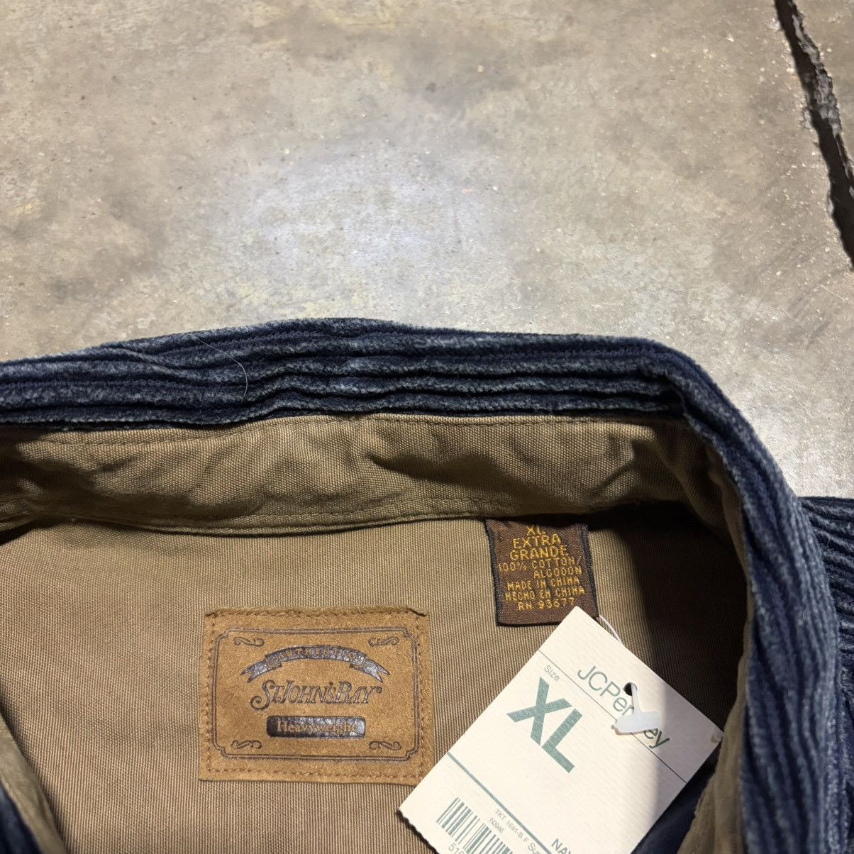 St. Johns Bay Vintage St Johns Bay Corduroy Button Up Shirt Fisherman NWT Size US XL / EU 56 / 4 - 8 Thumbnail