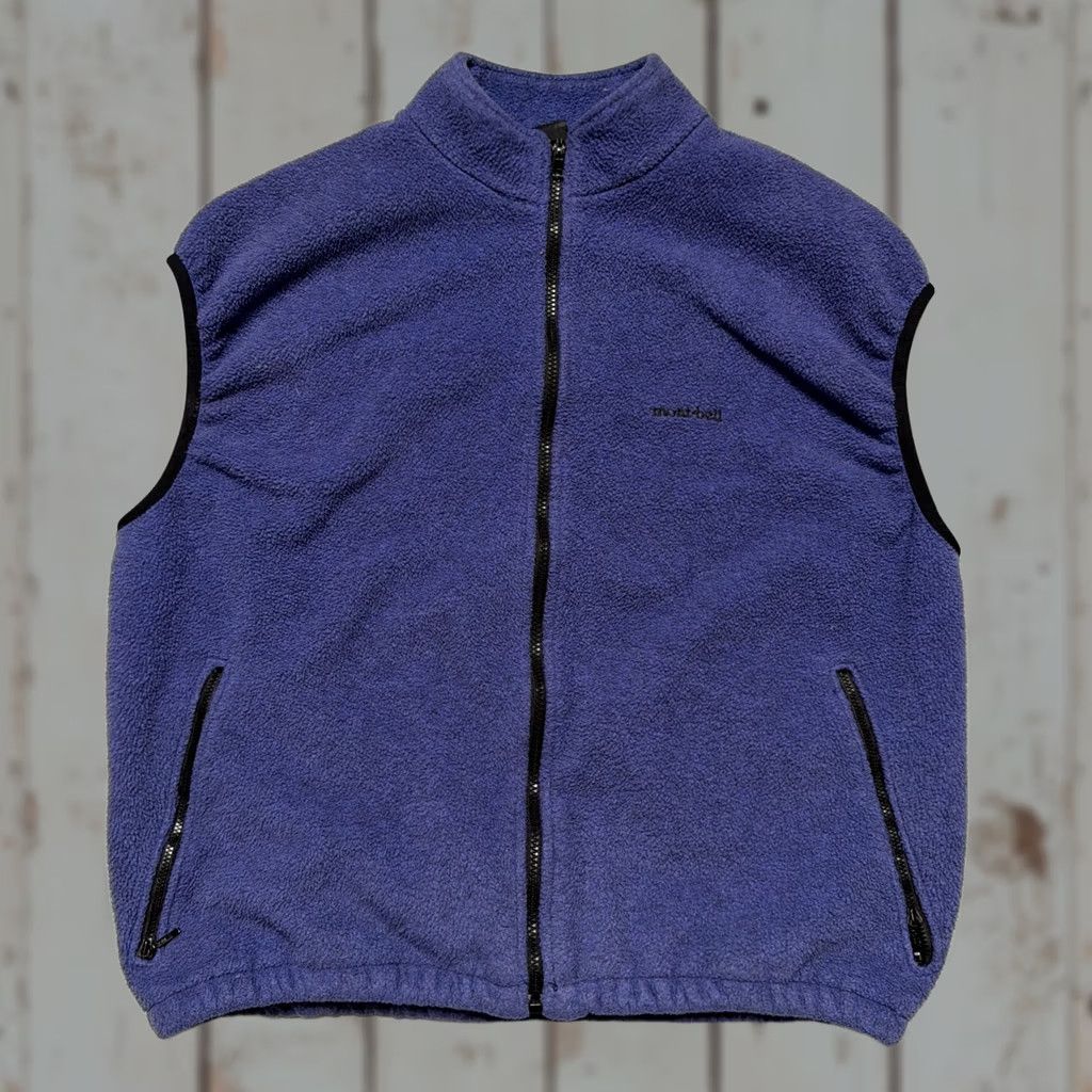 Montbell VINTAGE Montbell Vest XL Fleece Full Zip Outdoor Japan USA Made 90s 80s Camp Hiking Gorp Ski Unisex Adults Mens Womens Size US XL / EU 56 / 4 - 1 Thumbnail