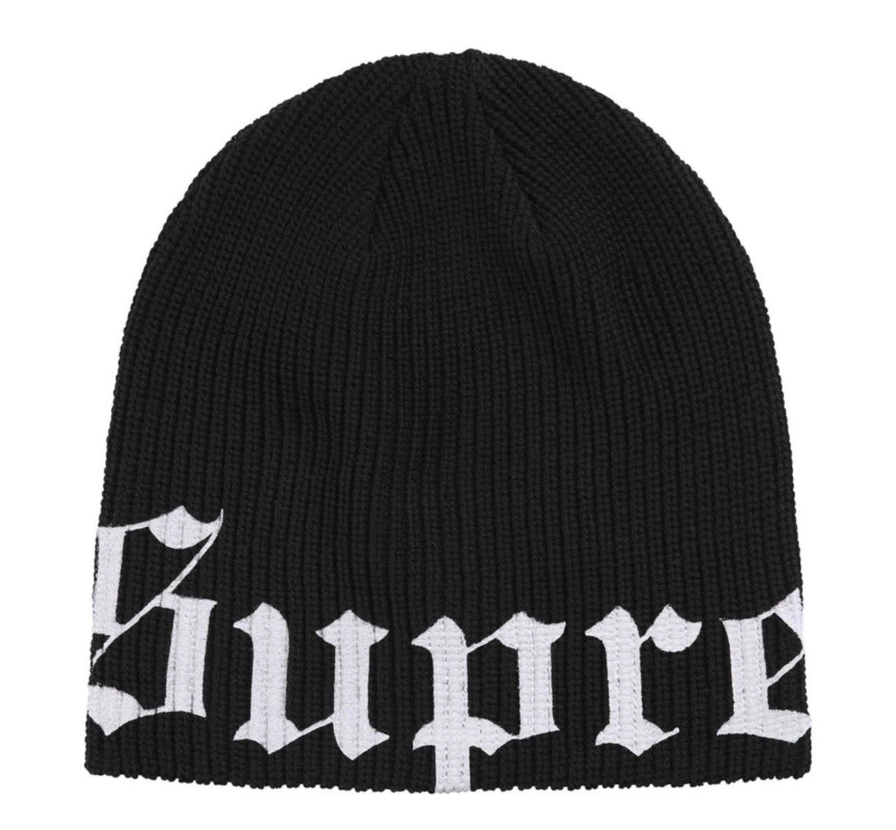 Supreme Old English Beanie Black
