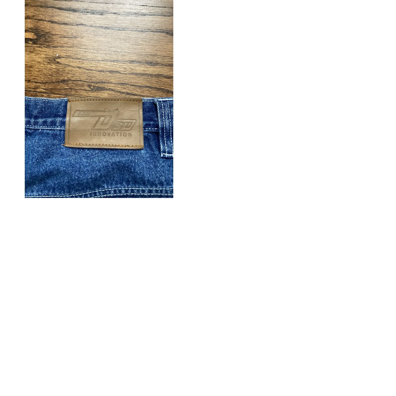 Fubu VINTAGE FUBU Jeans Baggy 36x29 Denim Mens D3D Innovations 5-Pocket Logo Embroidered Hip Hop Streetwear Size US 36 / EU 52 - 9 Thumbnail