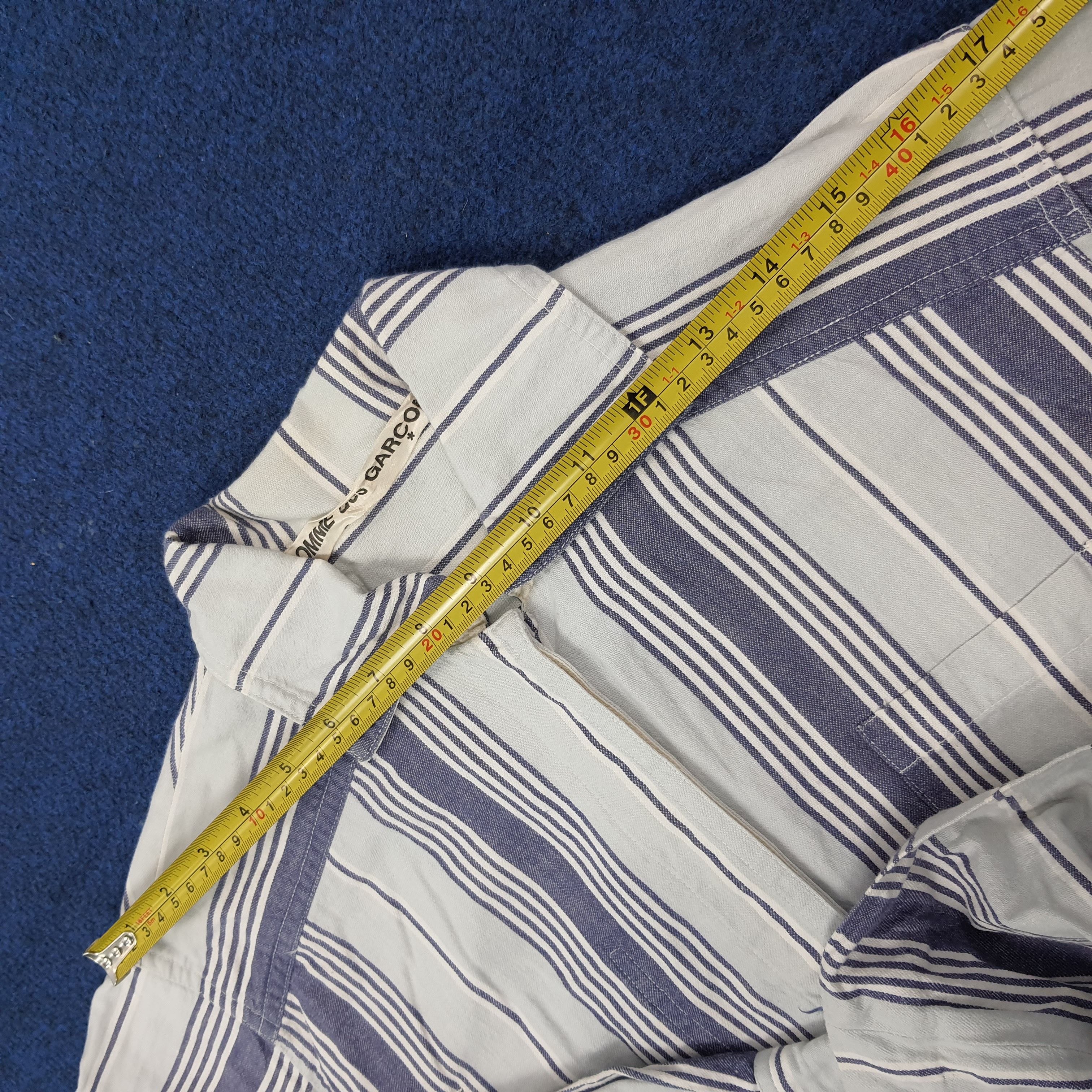 Comme des Garcons Vintage 90s Comme des Garçons Striped Shirt Dress C268N5 Size US M / EU 48-50 / 2 - 10 Thumbnail