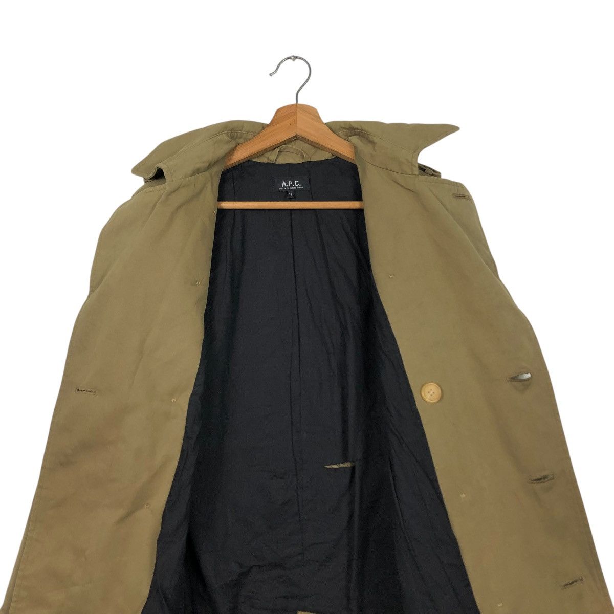 A.P.C. 🔥RUNWAY LONG JACKET APC DOUBLE BREAST Size US S / EU 44-46 / 1 - 14 Thumbnail