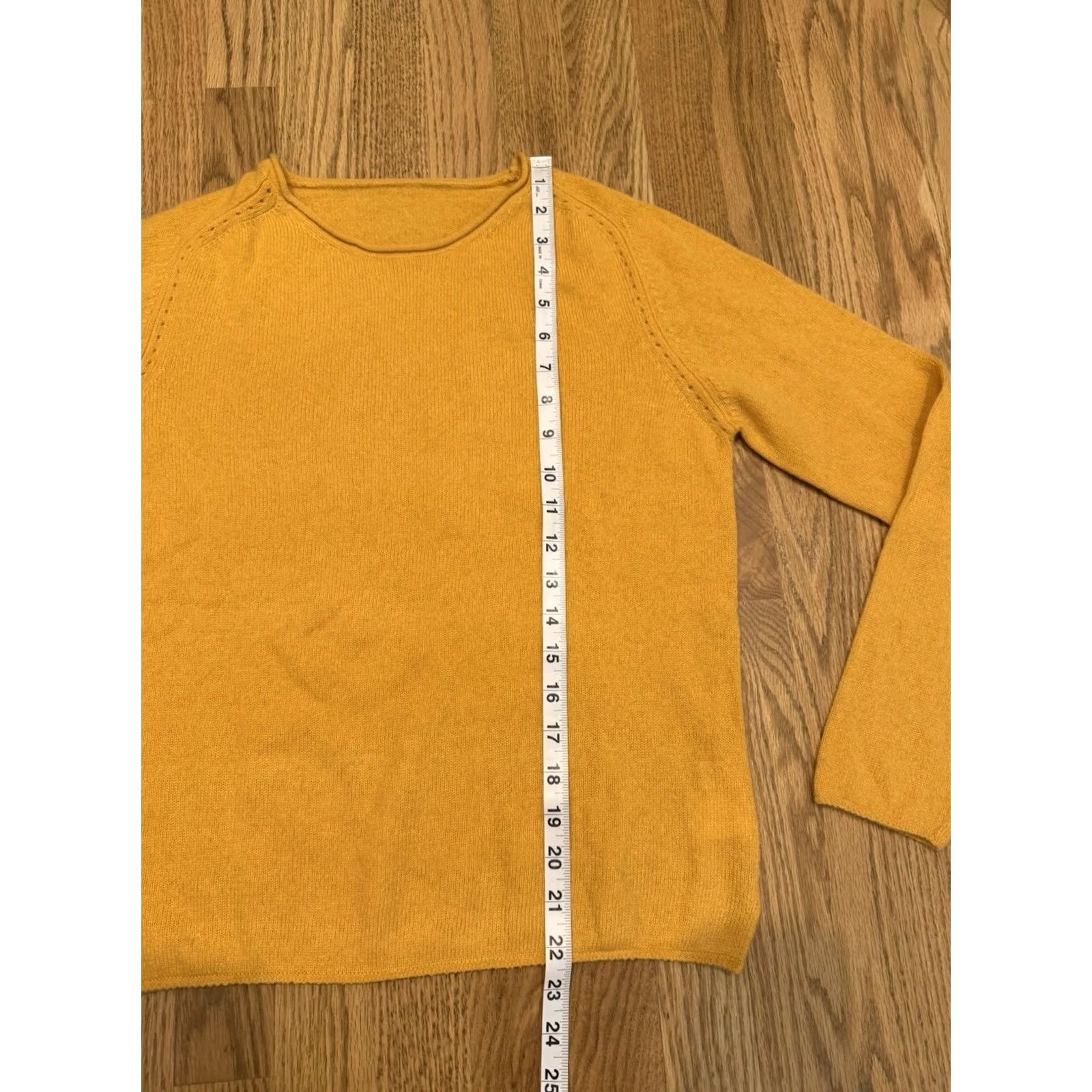 Vintage Como Boca 100% Cashmere Roll Neck Sweater Women’s Size Small Pullover Yellow Size S / US 4 / IT 40 - 6 Thumbnail