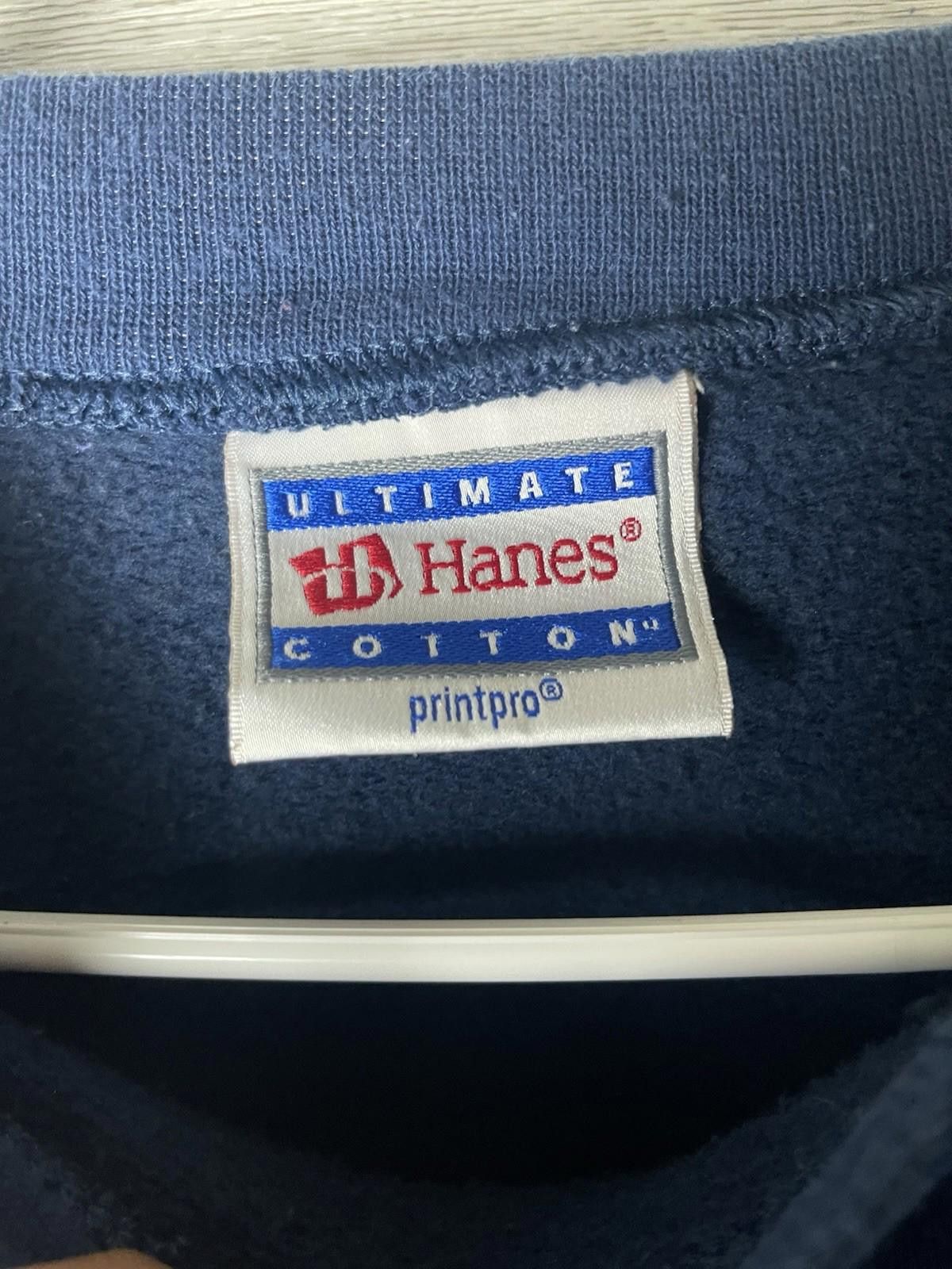 Hanes Vintage Ultimate Hanes Cotton Printpro Blue Sweatshirt 2XL Size US XXL / EU 58 / 5 - 3 Thumbnail
