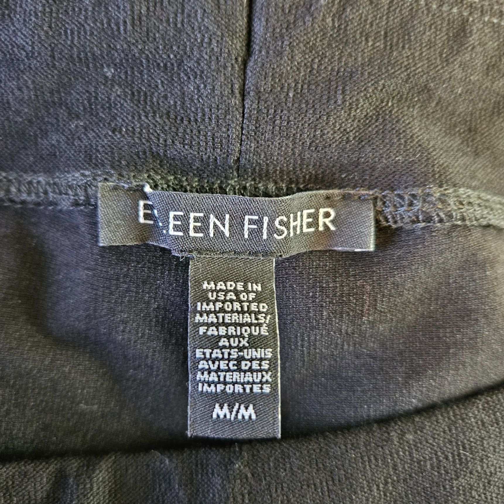 Eileen Fisher Eileen Fisher Womens Ankle Pant Sz M Black Pull On Size 32" / US 10 / IT 46 - 7 Thumbnail
