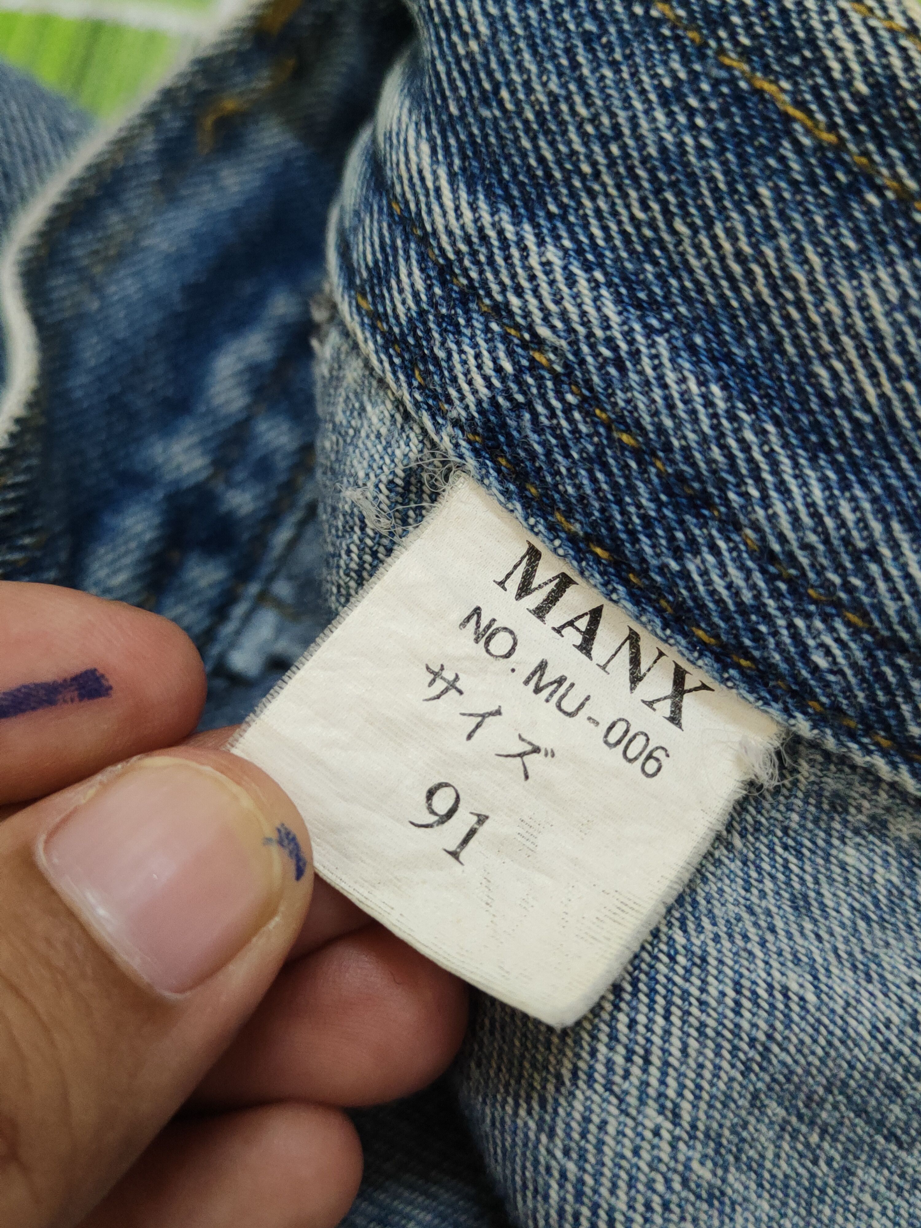 Japanese Brand Manx Blue Distressed multipocket Ripped Jeans #W1569 Size US 36 / EU 52 - 16 Thumbnail