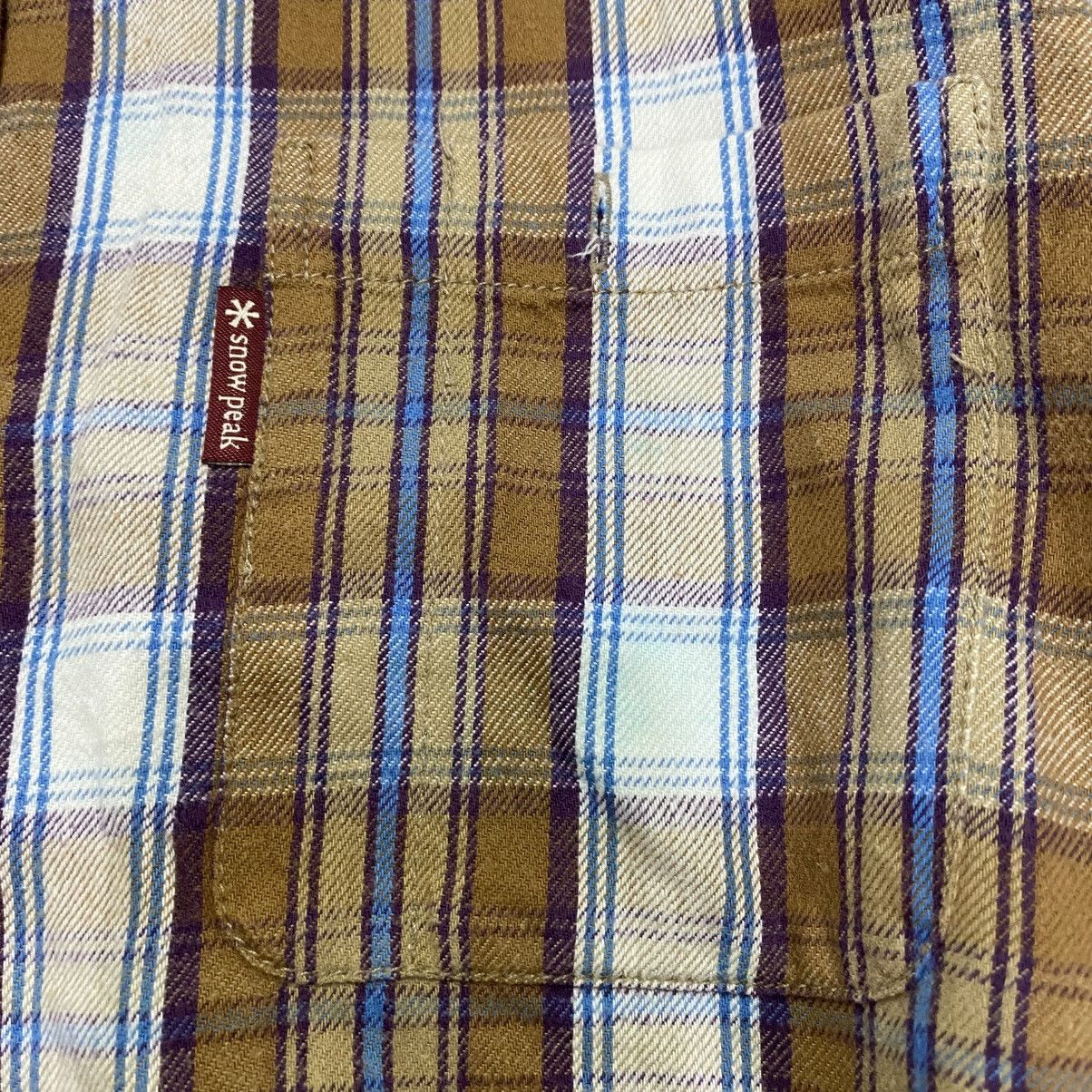 Snow Peak Snow Peak flannel long sleeve shirt Size US L / EU 52-54 / 3 - 6 Thumbnail