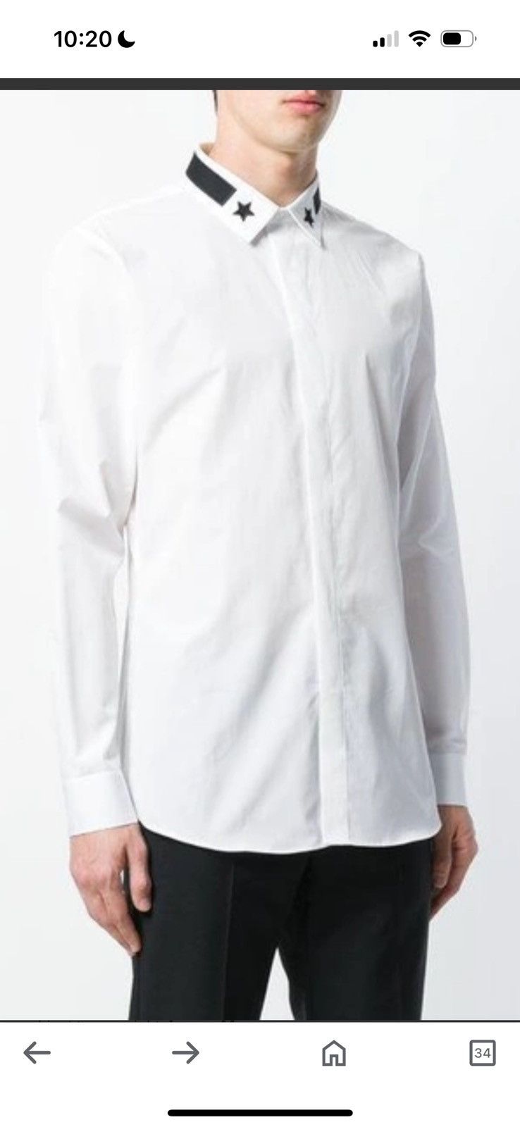 Givenchy Givenchy Star Embroidered Tailored Size US M / EU 48-50 / 2 - 2 Thumbnail