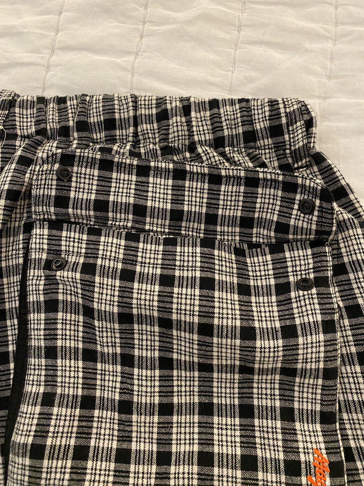 Other Magic Castles Beyond Short Black Ecru Check XL Size US 36 / EU 52 - 18 Thumbnail