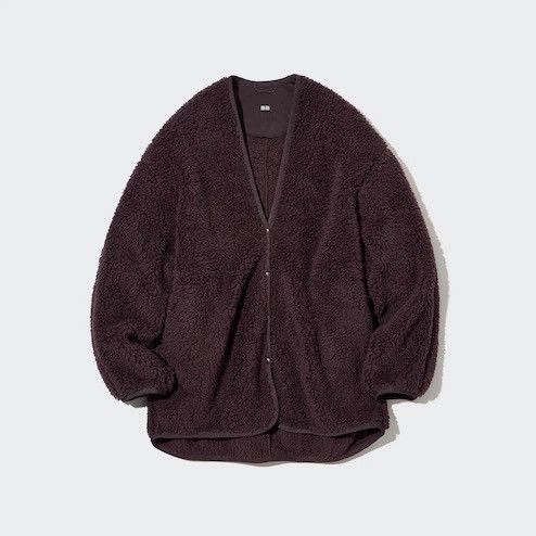 Uniqlo Uniqlo Light Pile Line Fleece Cardigan Winter Jacket Size S / US 4 / IT 40 - 1 Thumbnail