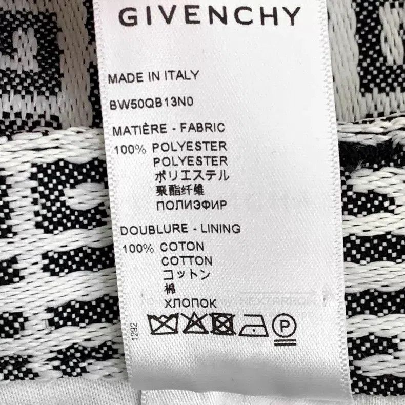Givenchy Givenchy Black and White Logo Full Print Cotton Casual Lon Size US 28 / EU 44 - 8 Thumbnail