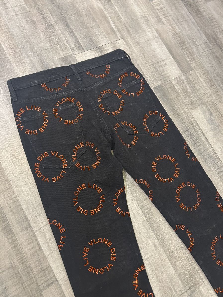 Vlone Vlone Rhinestone Denim Jeans Size US 30 / EU 46 - 5 Thumbnail