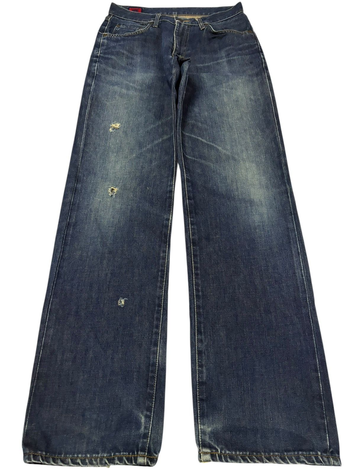 Edwin Vtg Edwin Japan 503Z Distressed Jeans Size US 28 / EU 44 - 1 Thumbnail