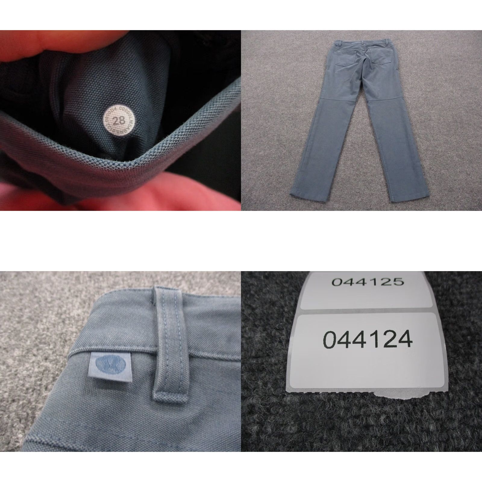 Lululemon Lululemon Chino Mens 28 Blue Pant Slim Canvas Business Preppy Utilitech LM5abns Size US 30 / EU 46 - 8 Thumbnail