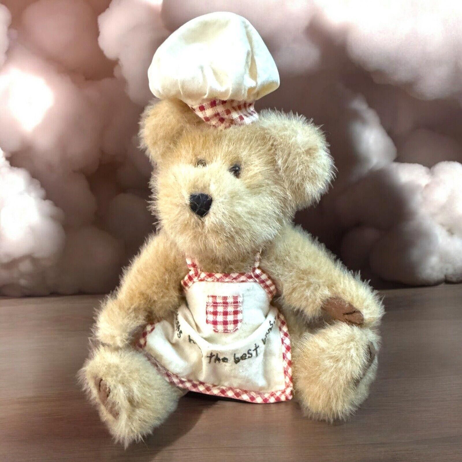 Designer NWT Boyds Bears COOKIE BEARCHILD Plush 8" Baker Apron Chef Size ONE SIZE - 1 Thumbnail
